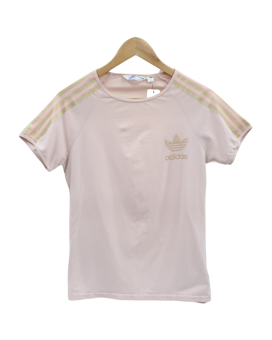 T-shirt rose & doré - Adidas - M/L