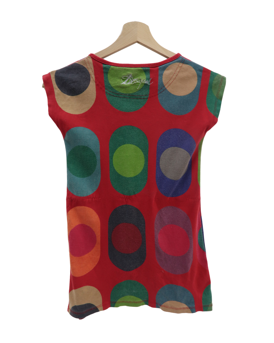 T-shirt rouge à motifs Y2K - Desigual - XS