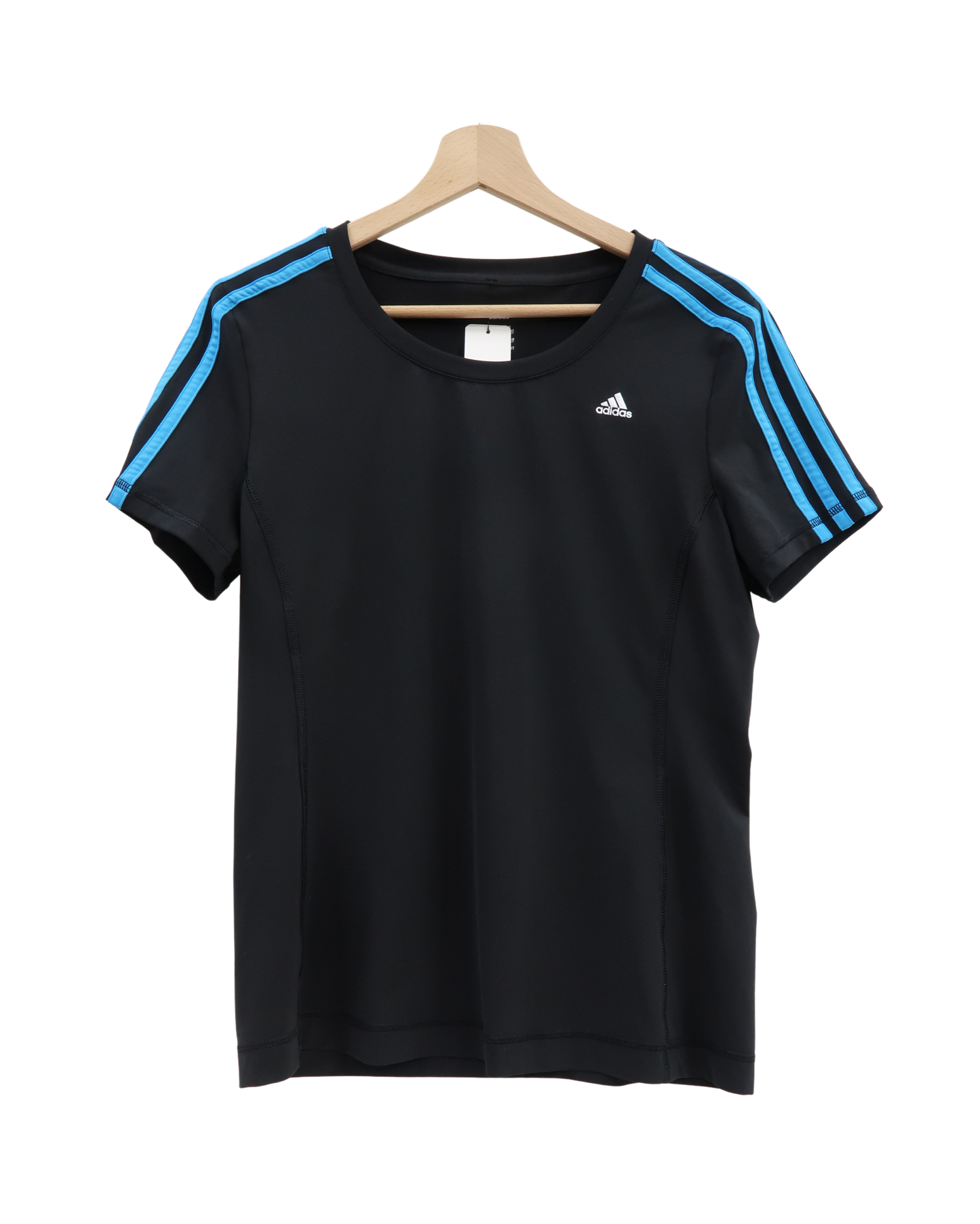 T-shirt noir & bleu - Adidas - S/M