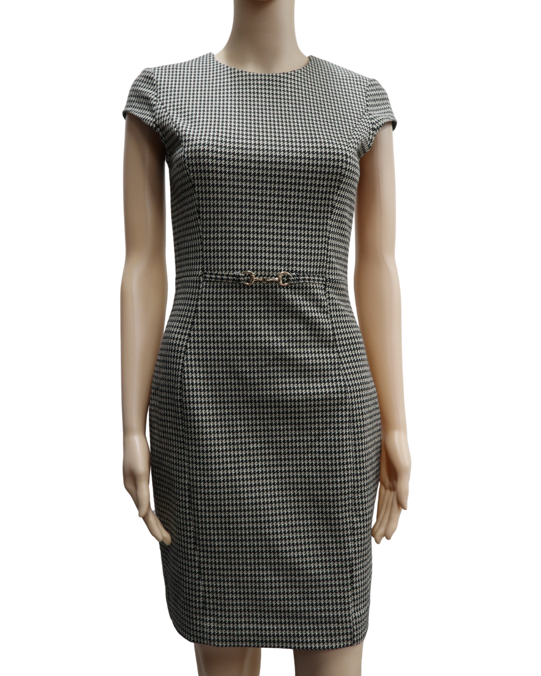 Robe motif prince de galle - H&M - XS