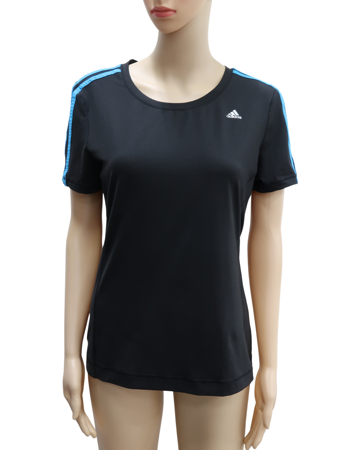 T-shirt noir & bleu - Adidas - S/M