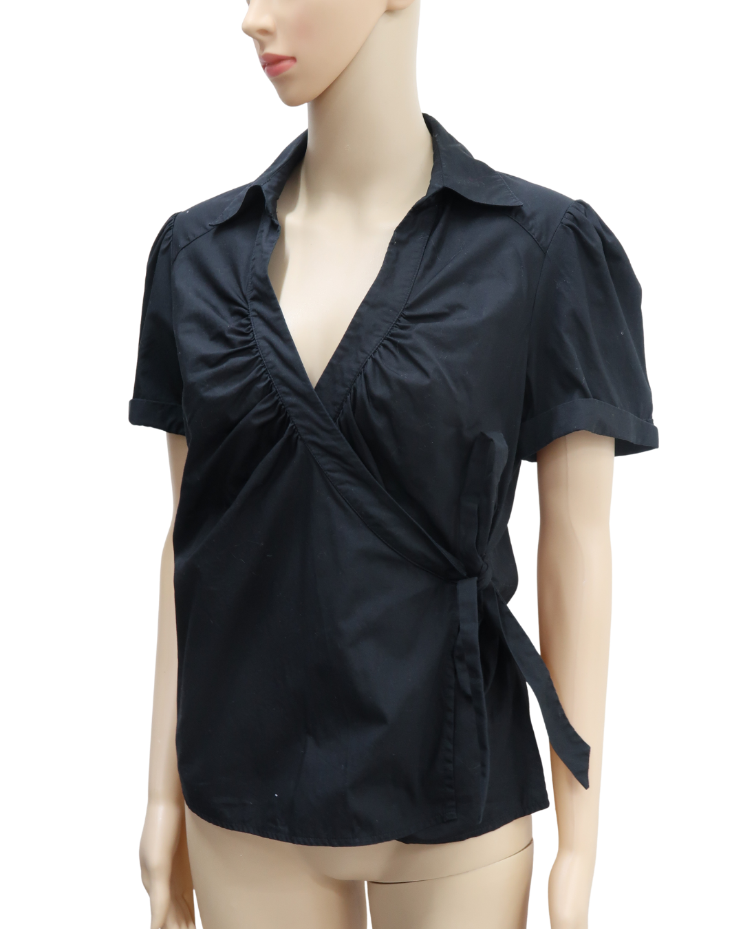Chemisier noir style kimono - H&M - L