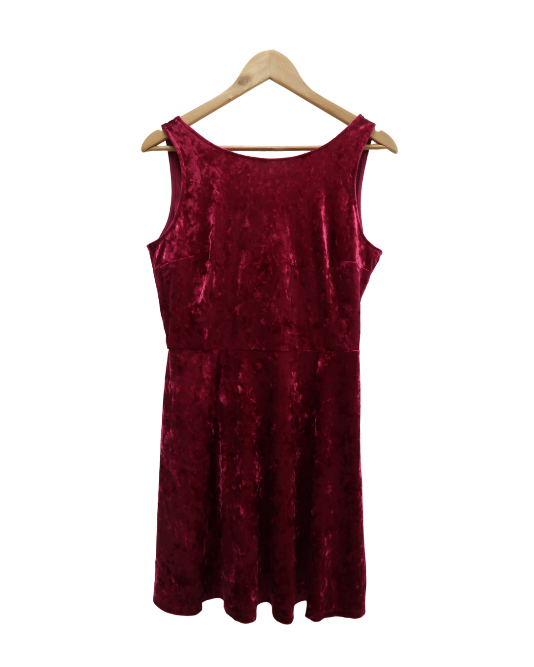 Robe en velour rose fushia - H&M - L