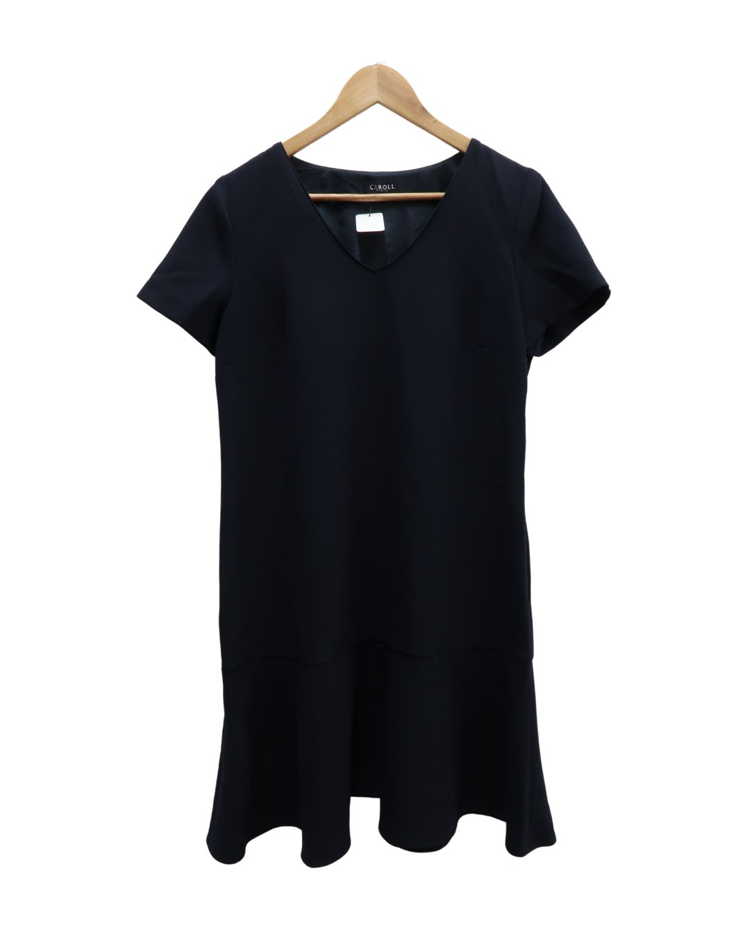 Robe bleu nuit à manches courtes - Caroll - L