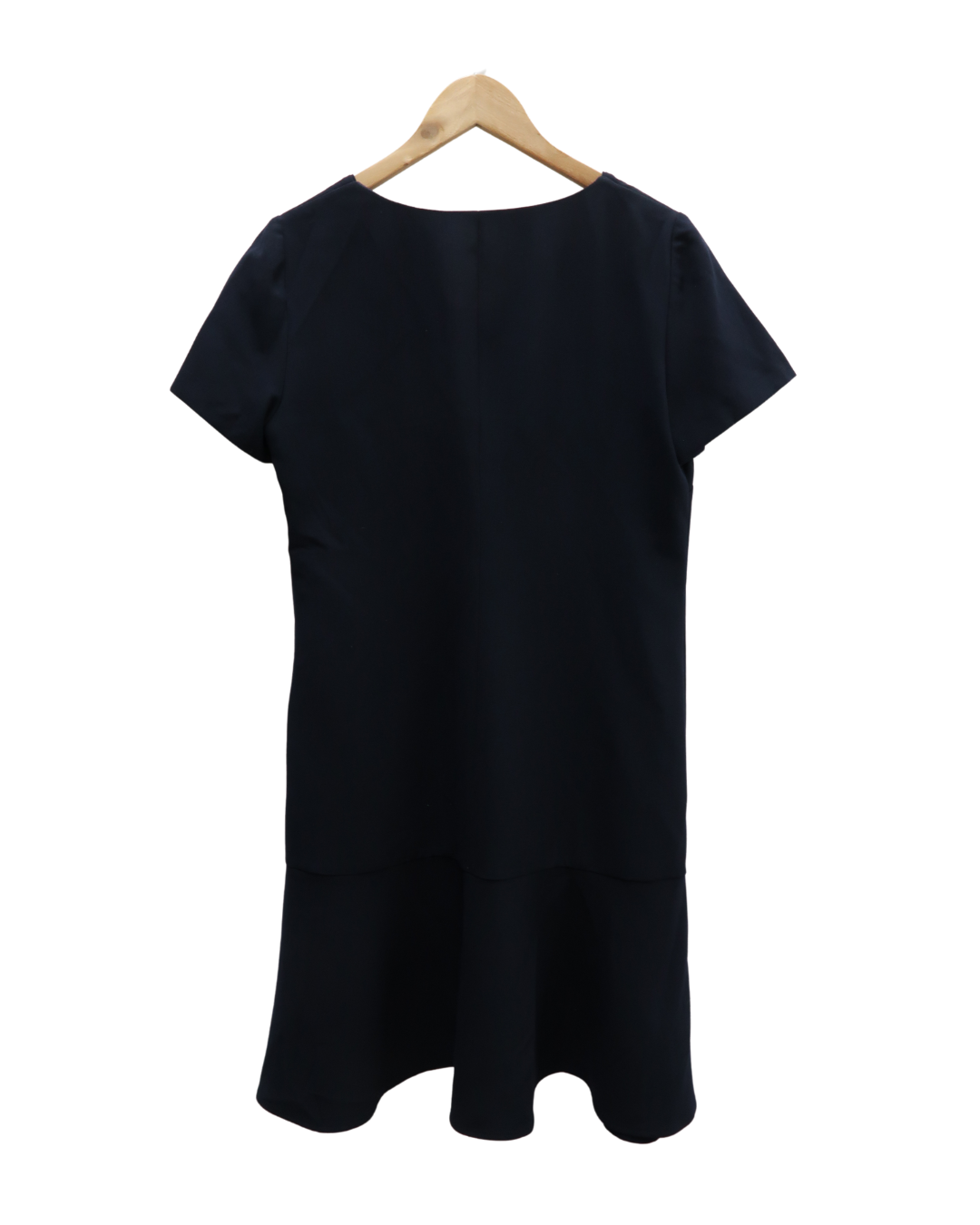 Robe bleu nuit à manches courtes - Caroll - L