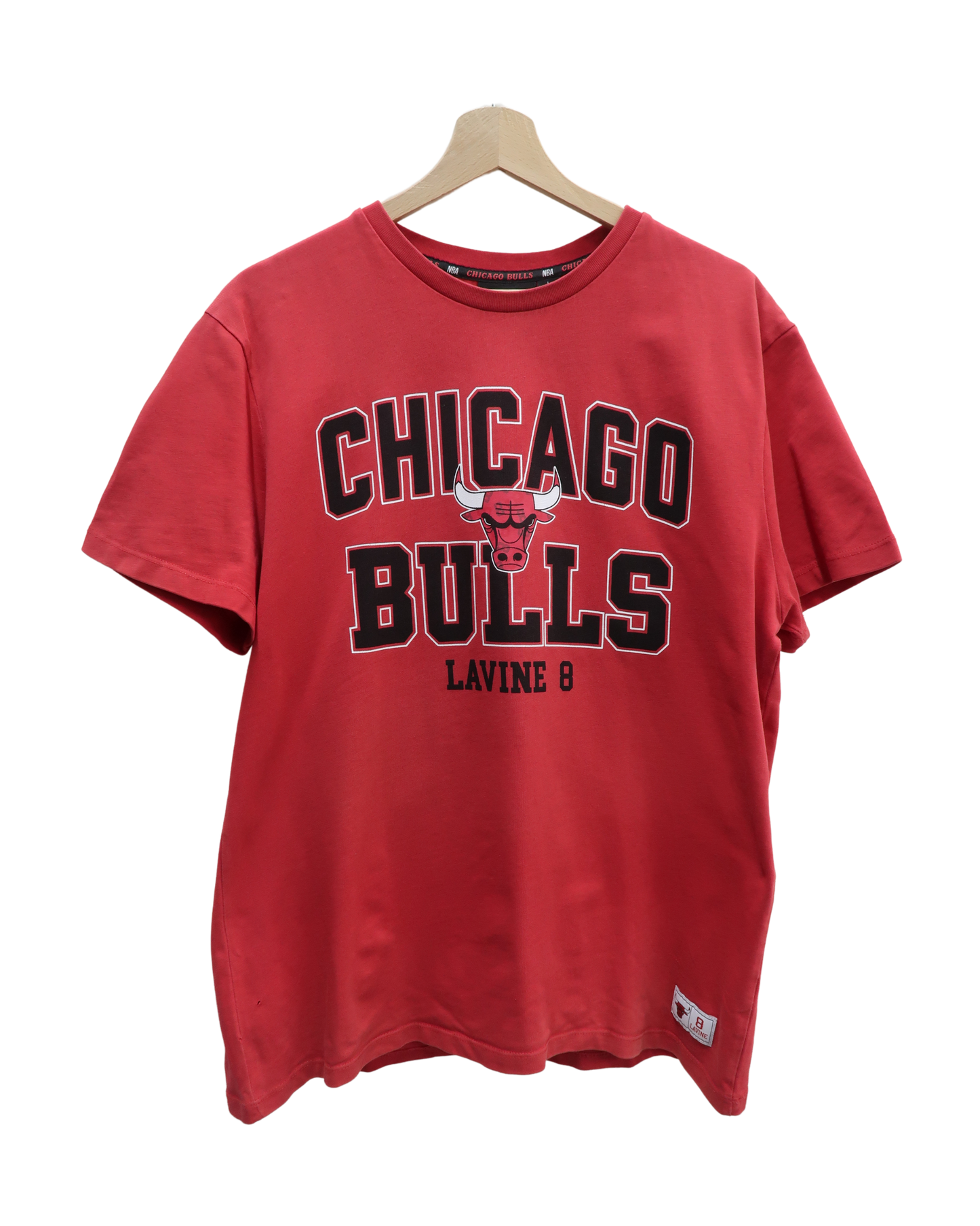 T-shirt rouge chicago Bulls - Primark - L