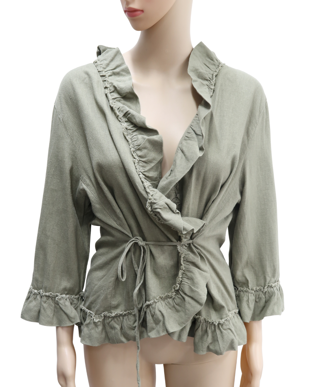 Haut cache-coeur khaki - Yana - XL