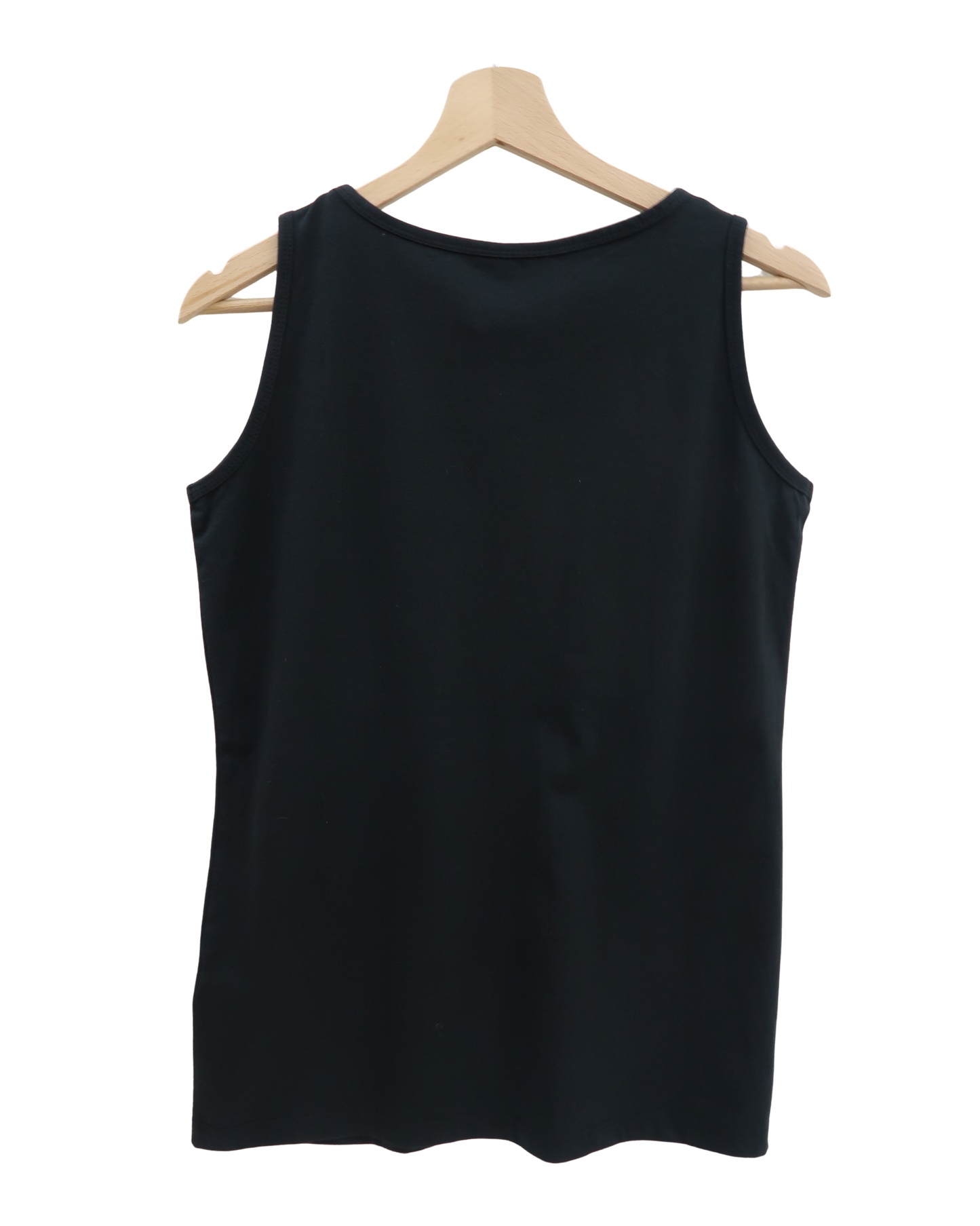 Haut sans manches noir à broderie - M