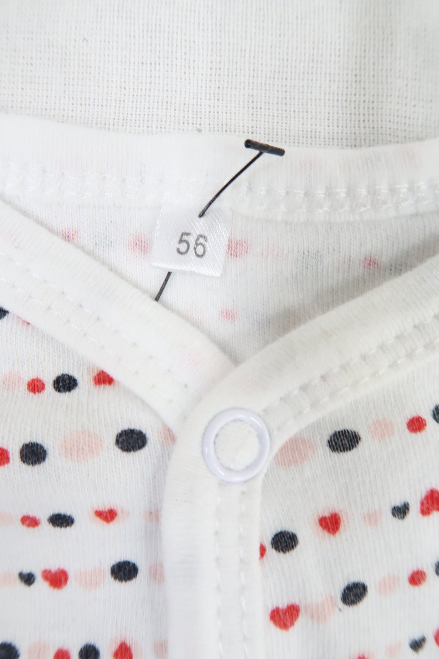 Body blanc à motif - Zeeman - 1 mois
