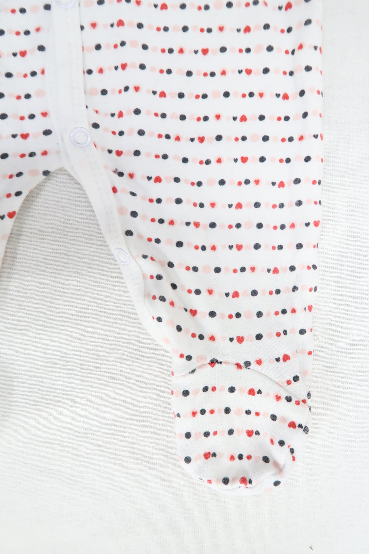 Body blanc à motif - Zeeman - 1 mois