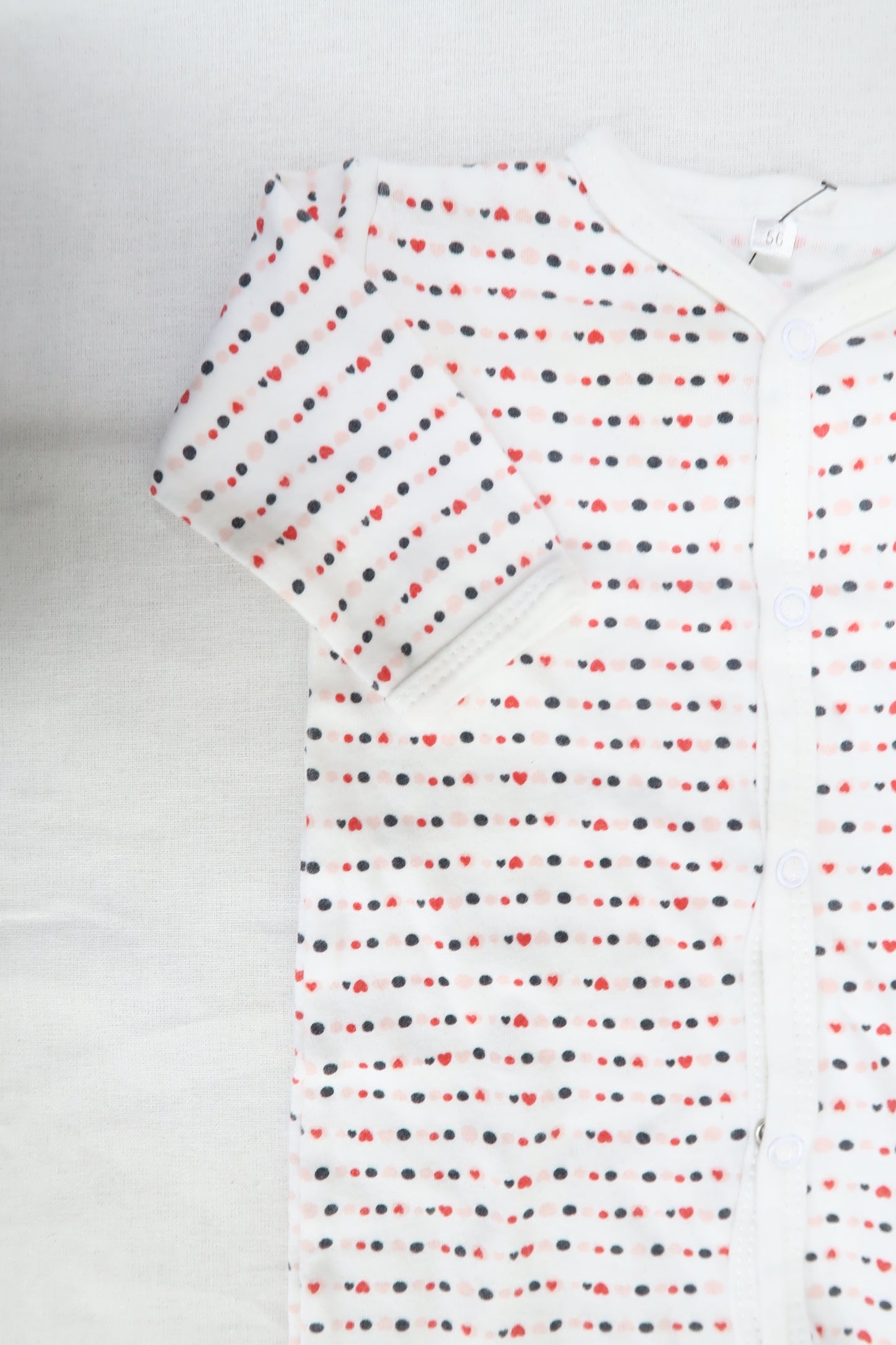 Body blanc à motif - Zeeman - 1 mois