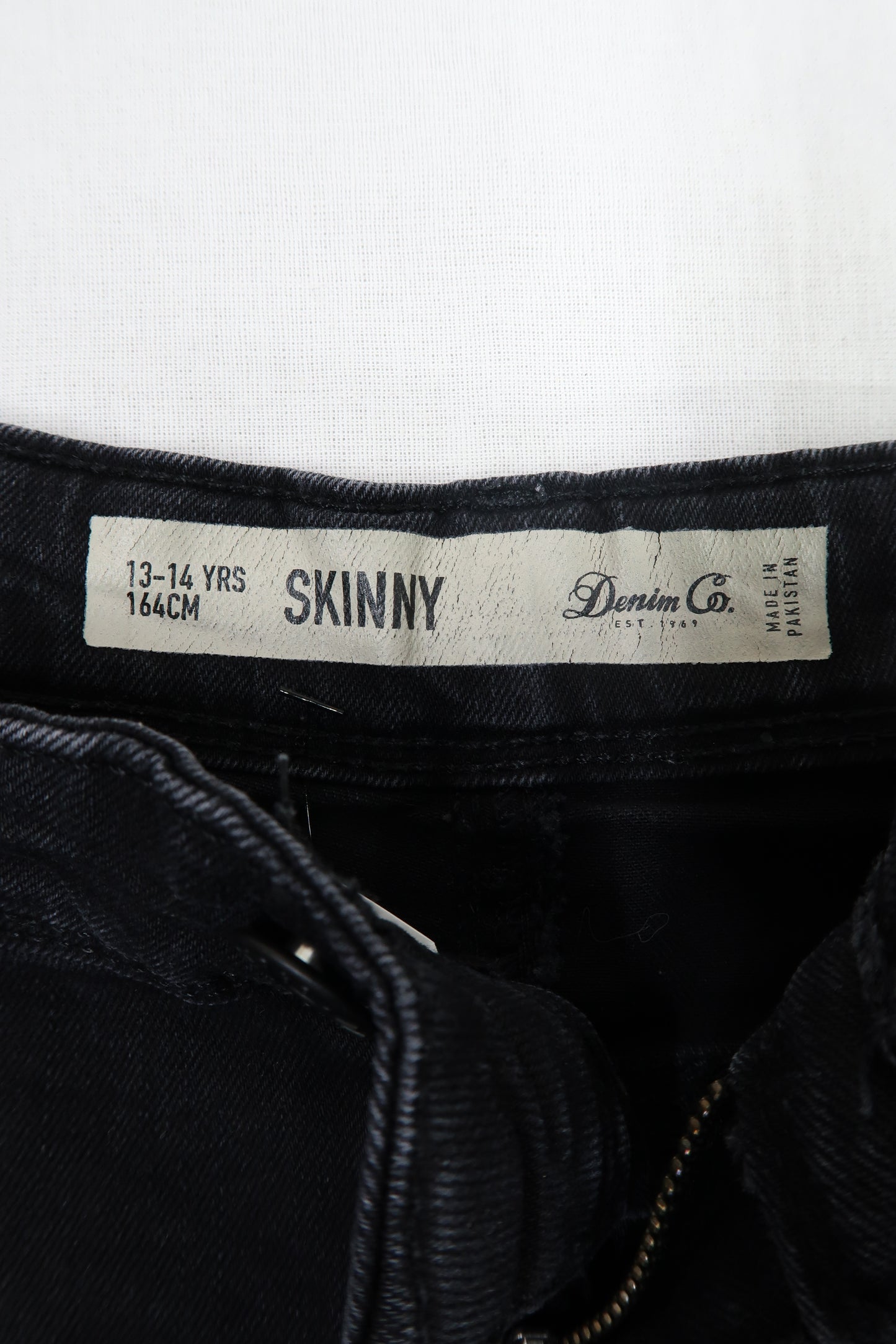 Short noir skinny - Primark - 13/14 ans