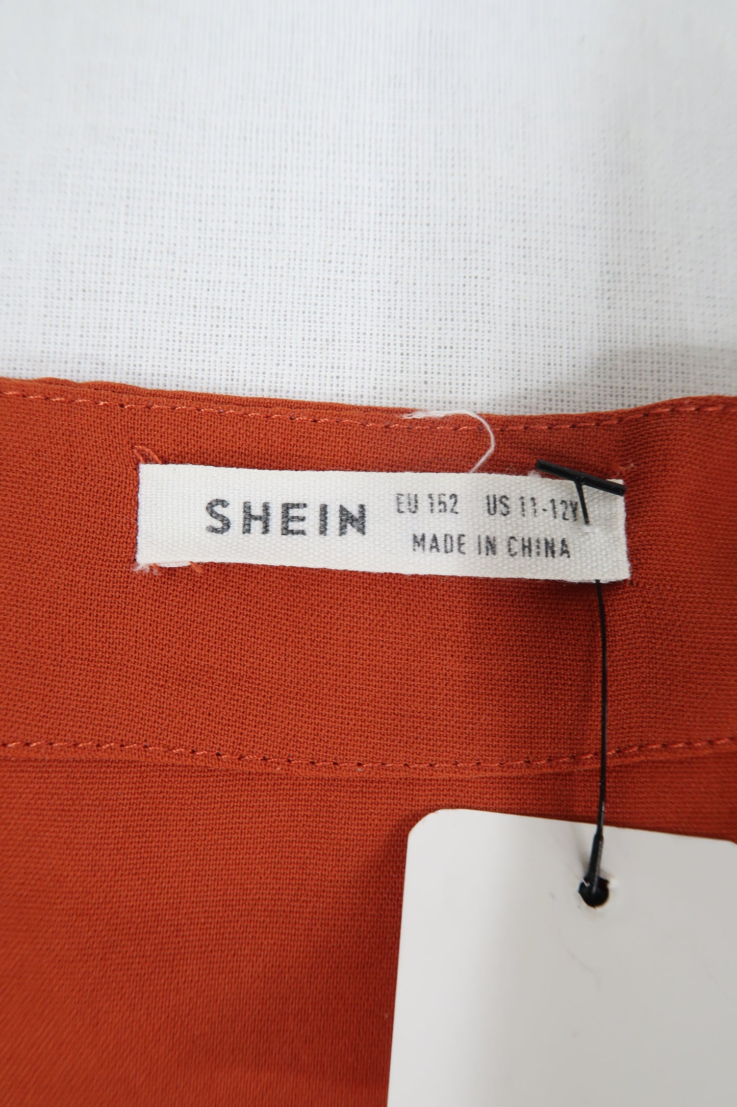 Robe orange ocre - Shein - 11/12 ans