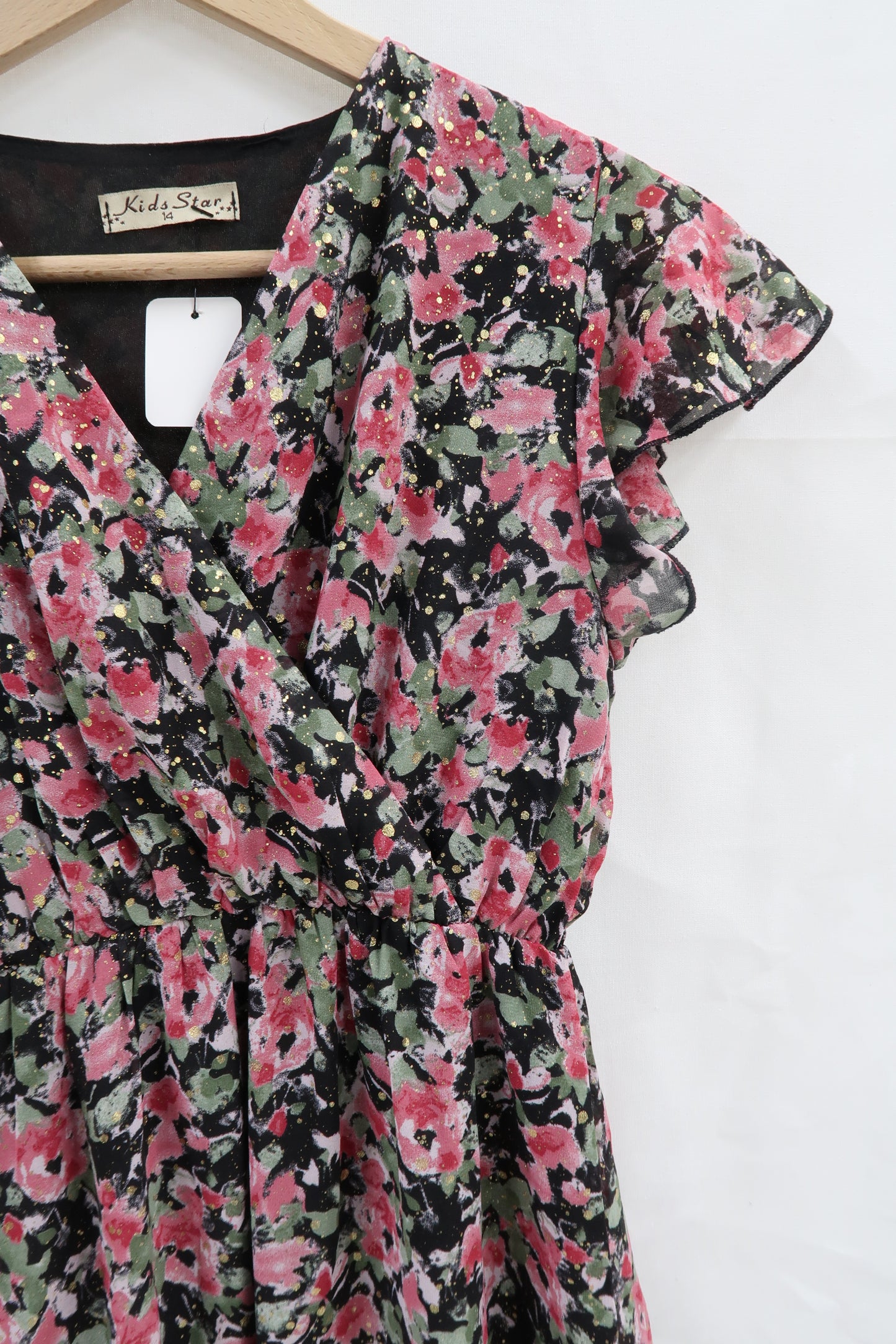 Robe à fleurs - Kids star - 14 ans