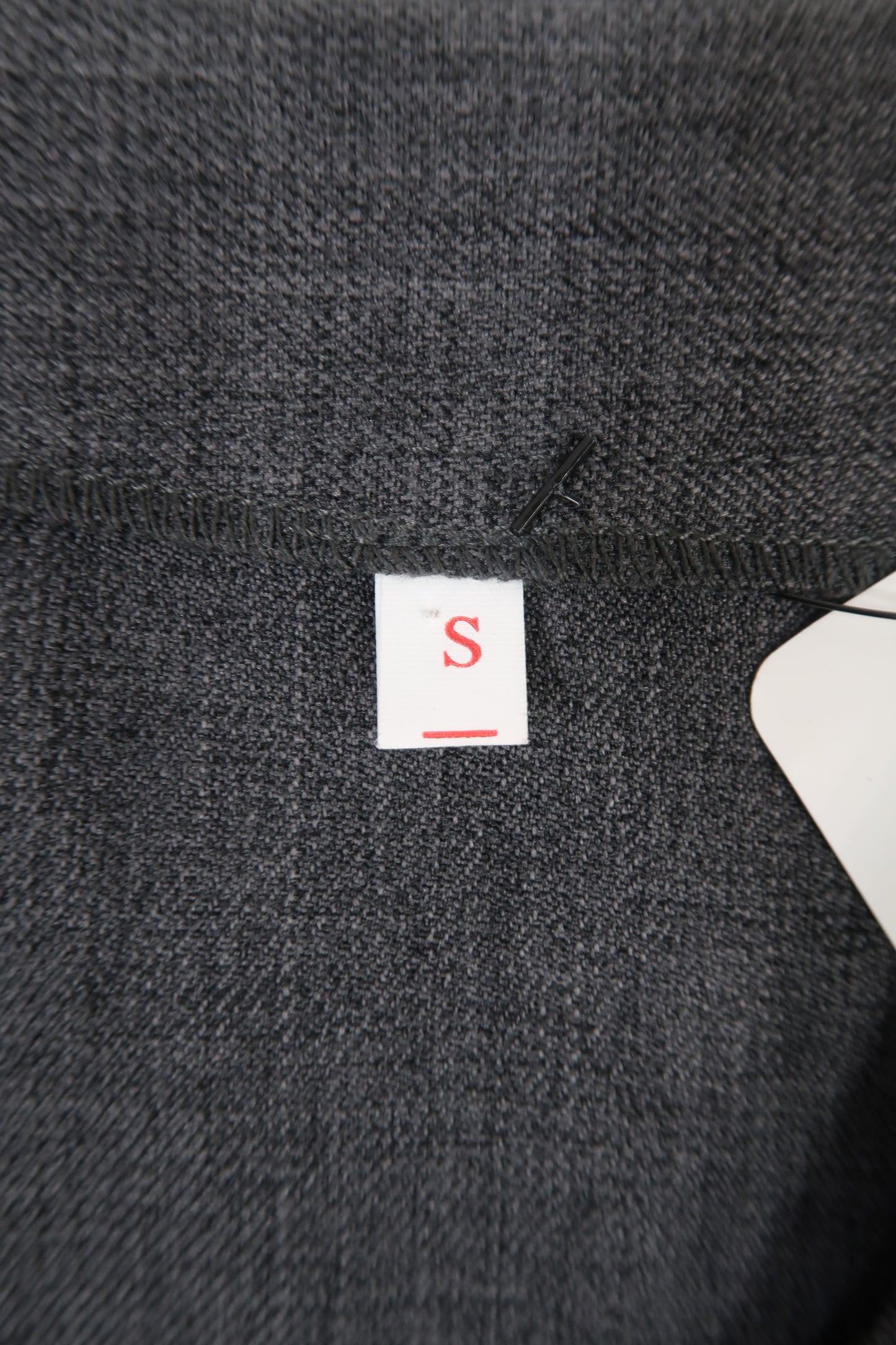 Haut veston gris sans manches oversize - S