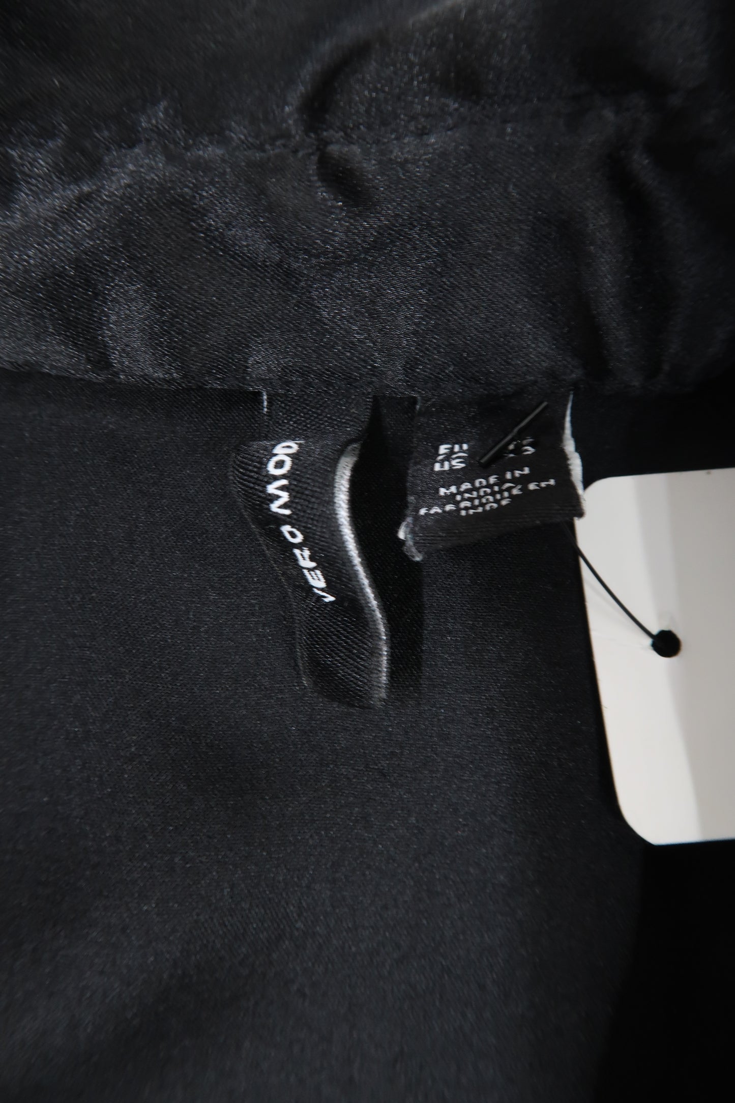 Chemise noire en satin - Vero moda - XS