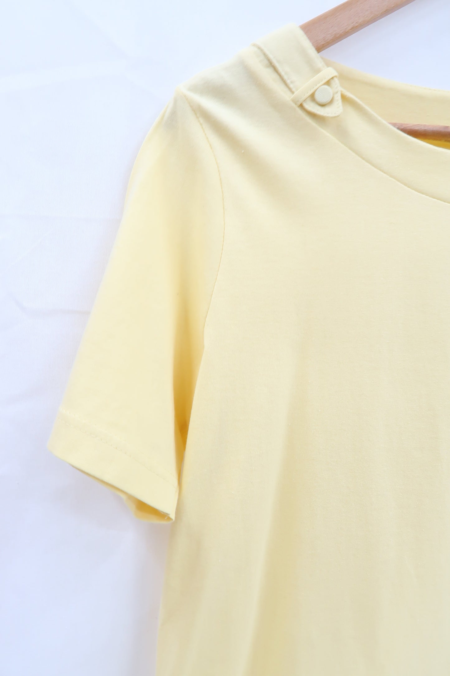 T-shirt jaune pâle - Anne Lançay - M