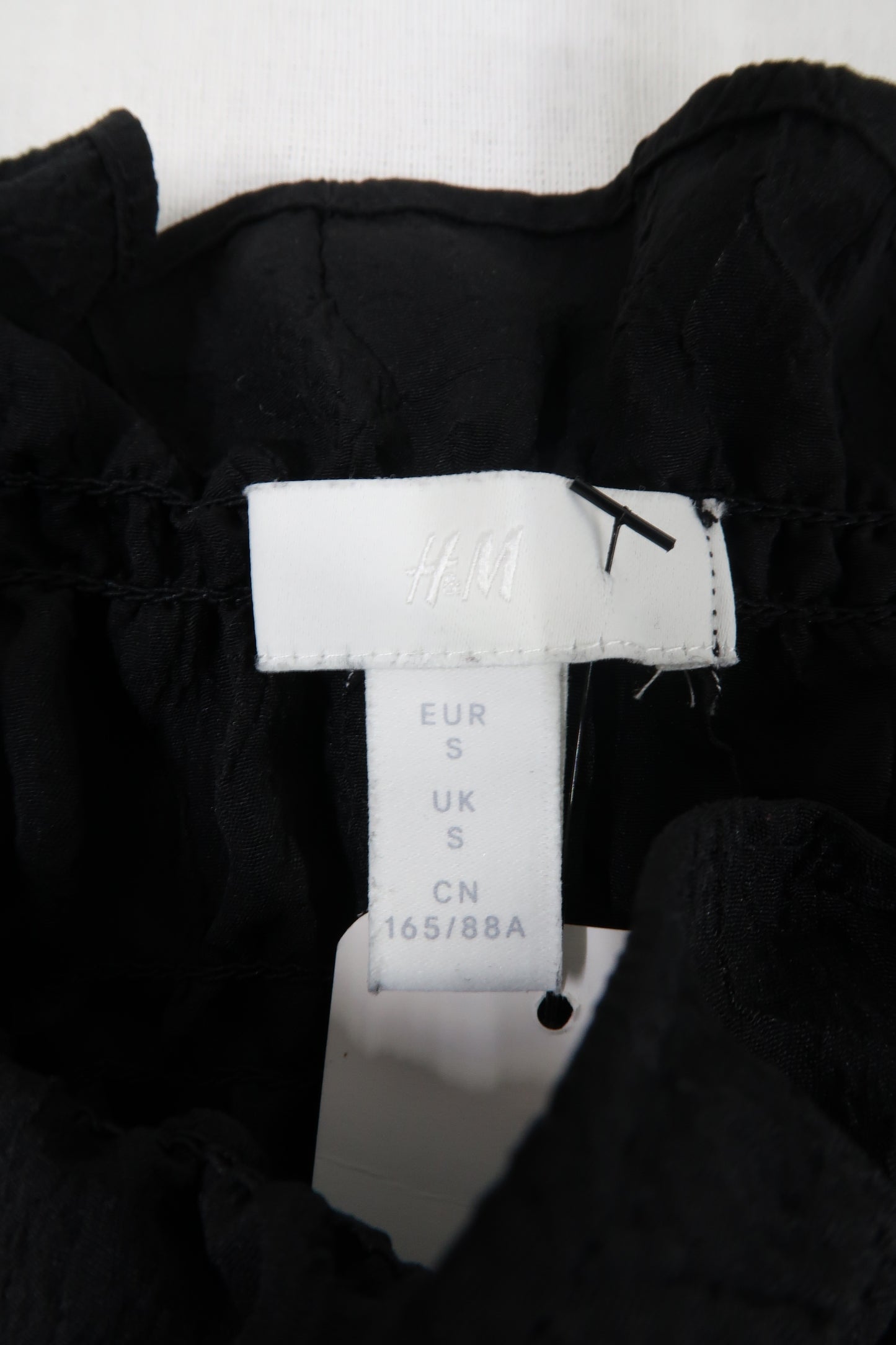 Haut noir ruché - H&M - S