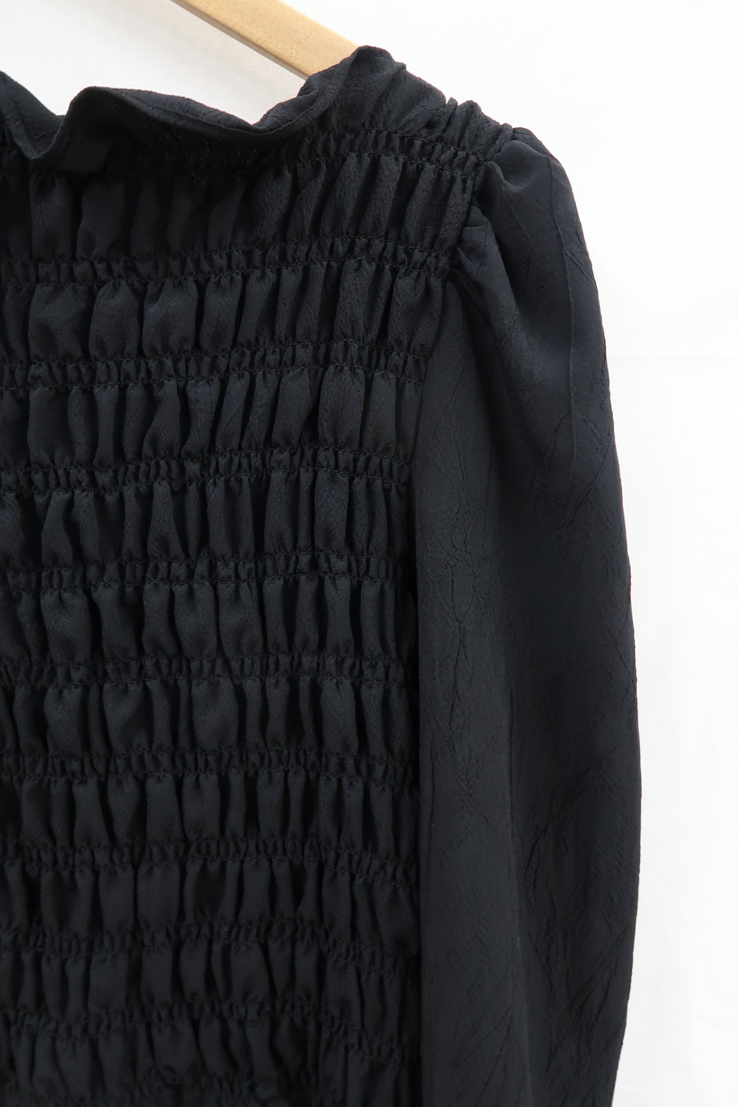 Haut noir ruché - H&M - S