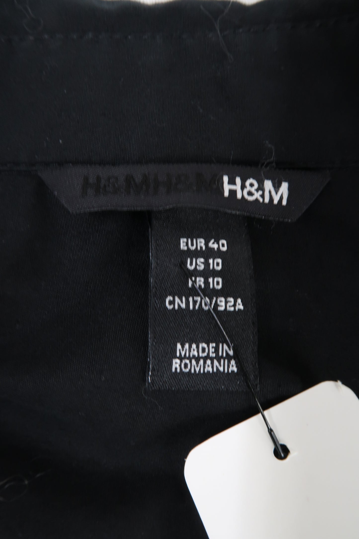 Chemisier noir style kimono - H&M - L