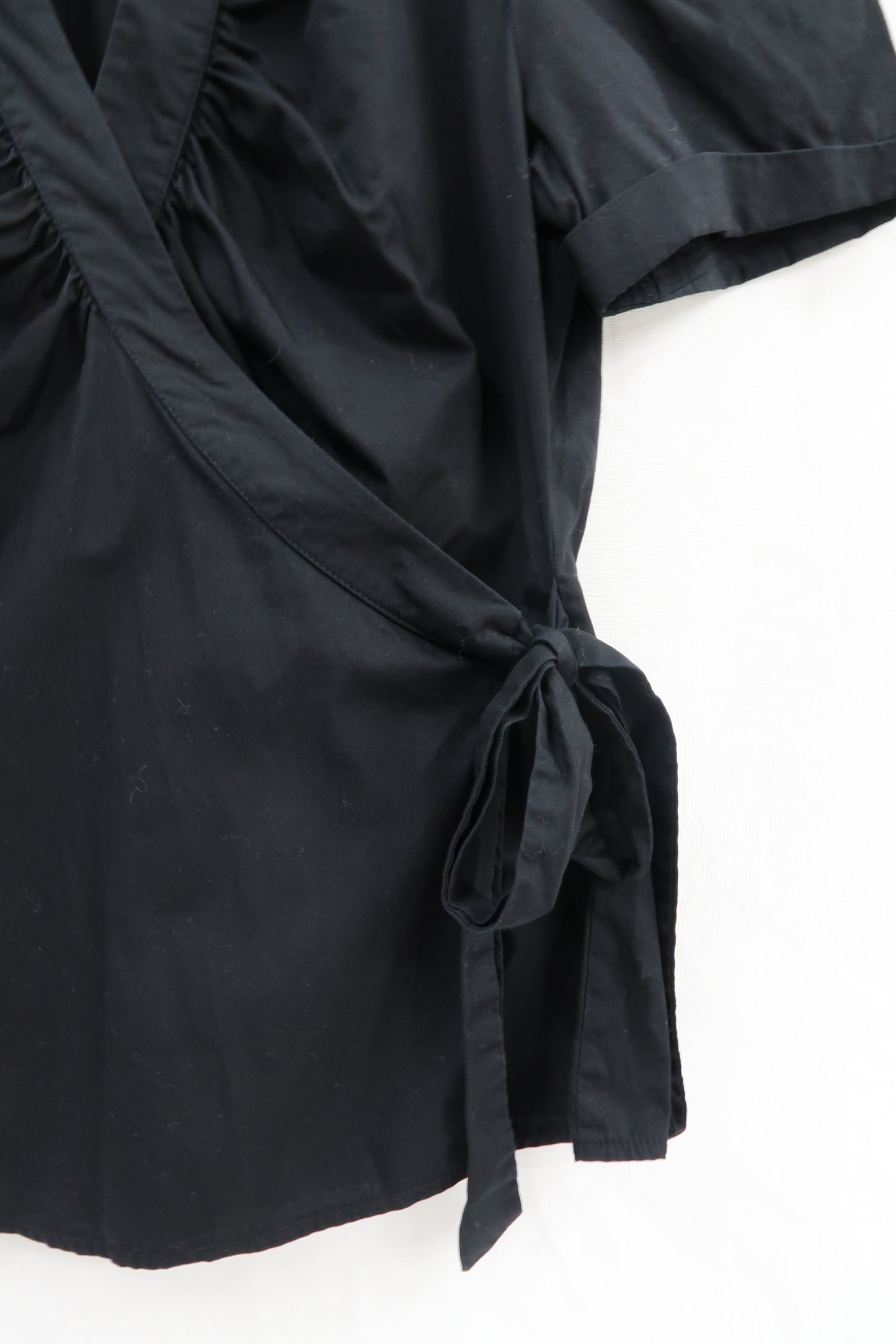 Chemisier noir style kimono - H&M - L