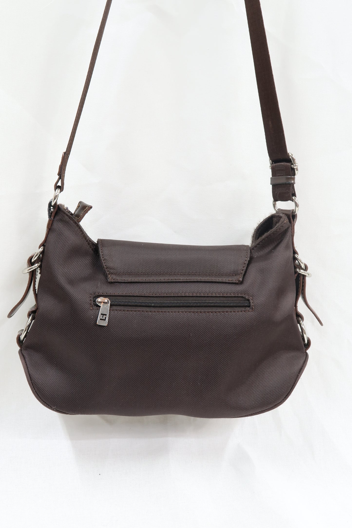 Sac marron à bandoulière - Ted Lapidus