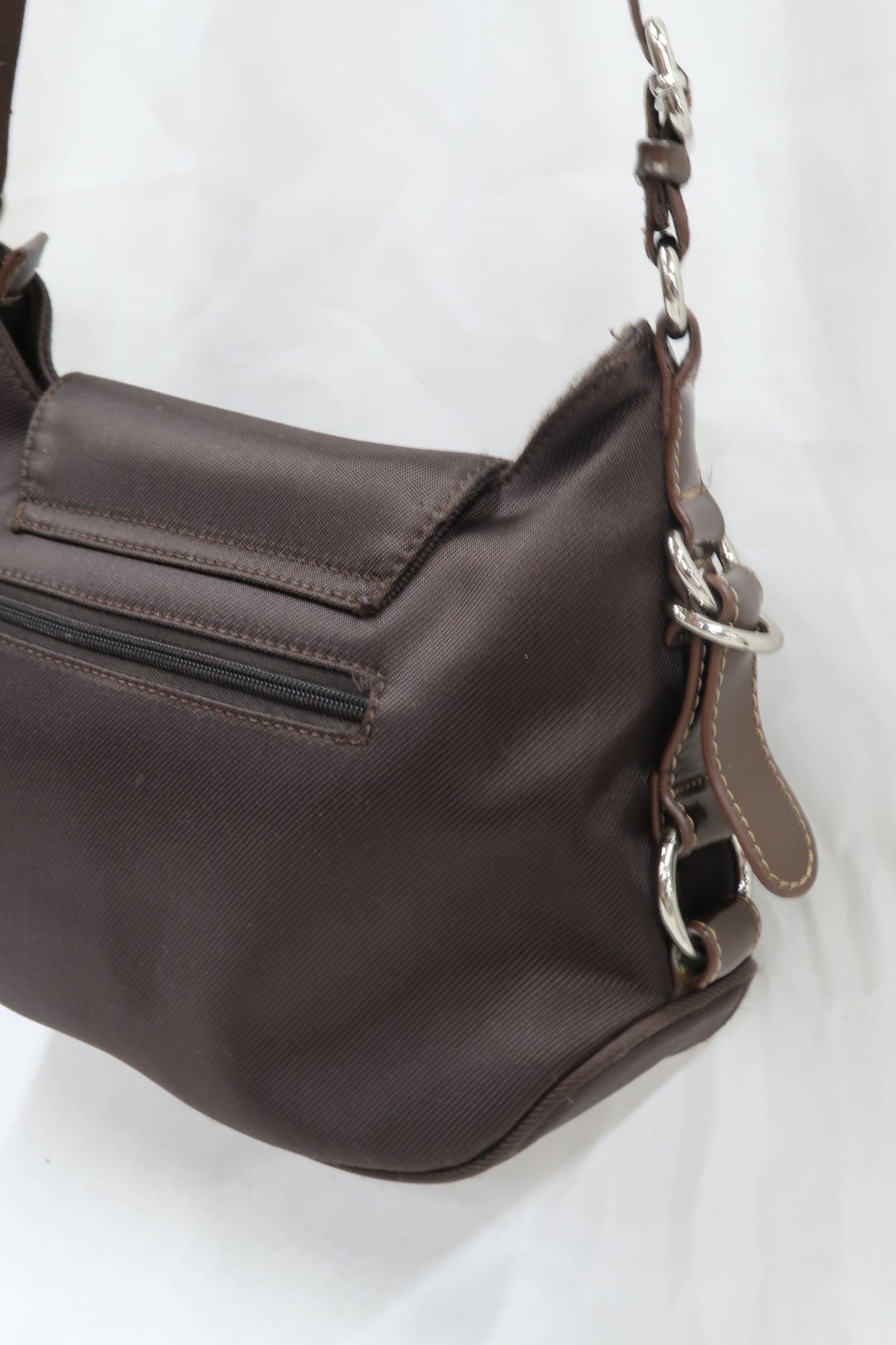 Sac marron à bandoulière - Ted Lapidus