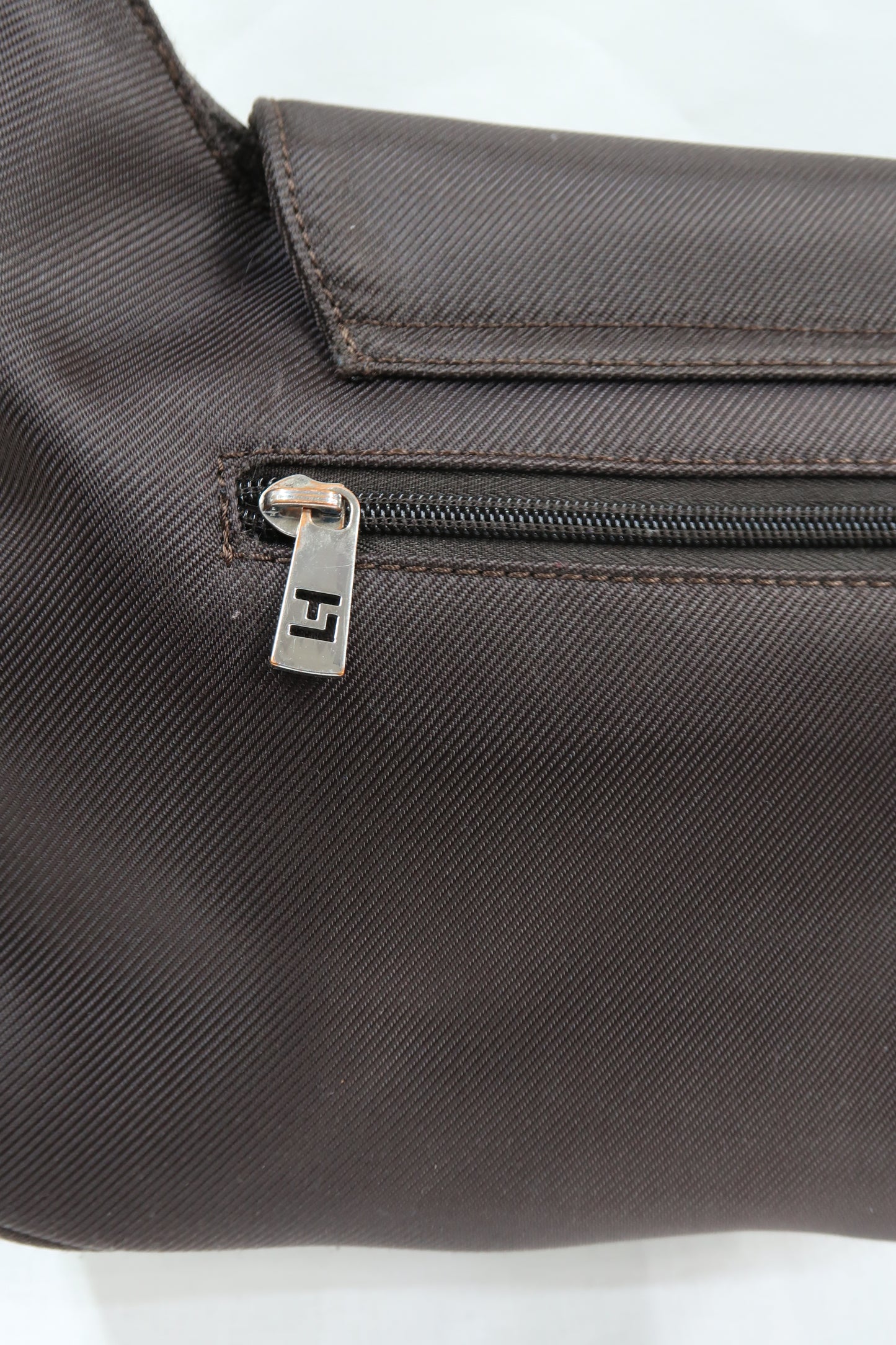 Sac marron à bandoulière - Ted Lapidus