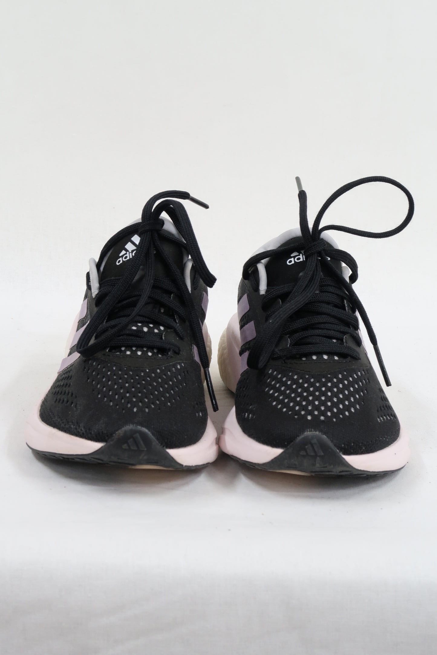 Baskets running noires & roses - Adidas - 38