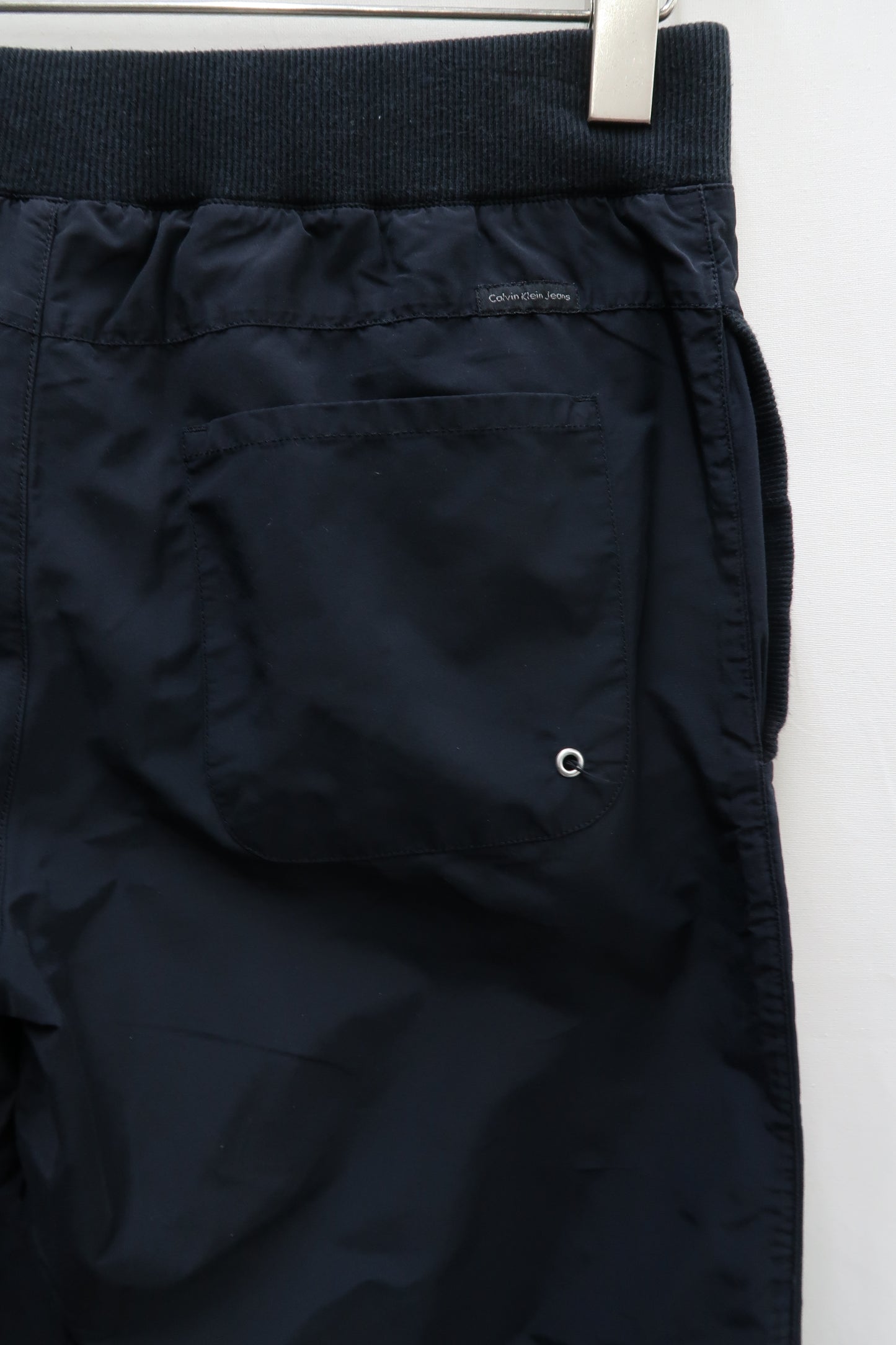 Pantalon parachute noir - Calvin Klein - XS