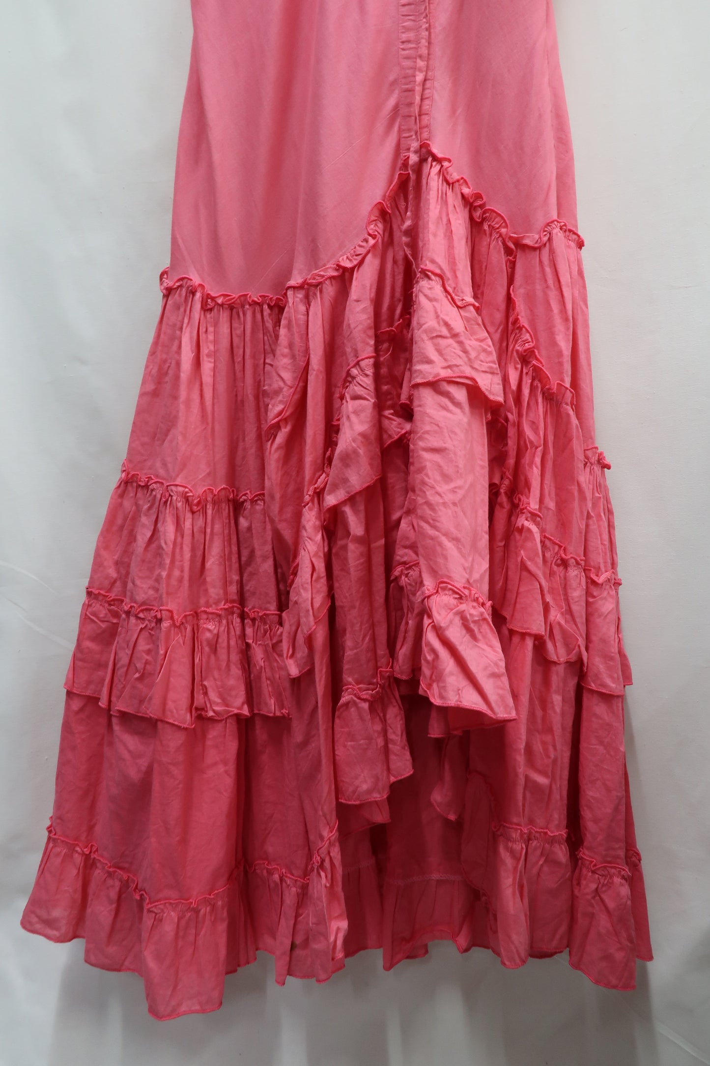 Robe rose à volants - Gasa - M