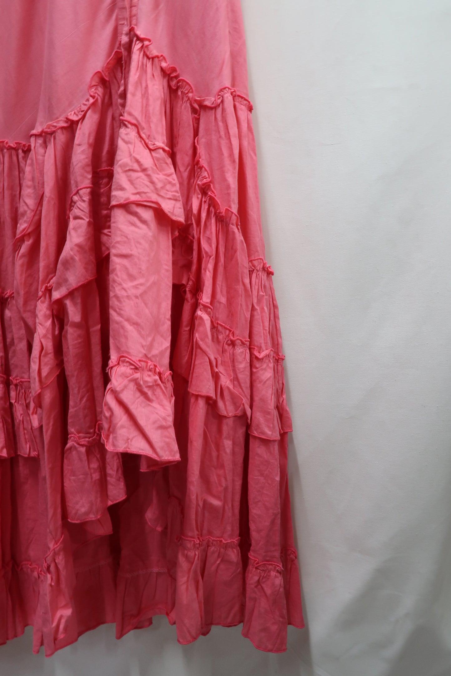 Robe rose à volants - Gasa - M