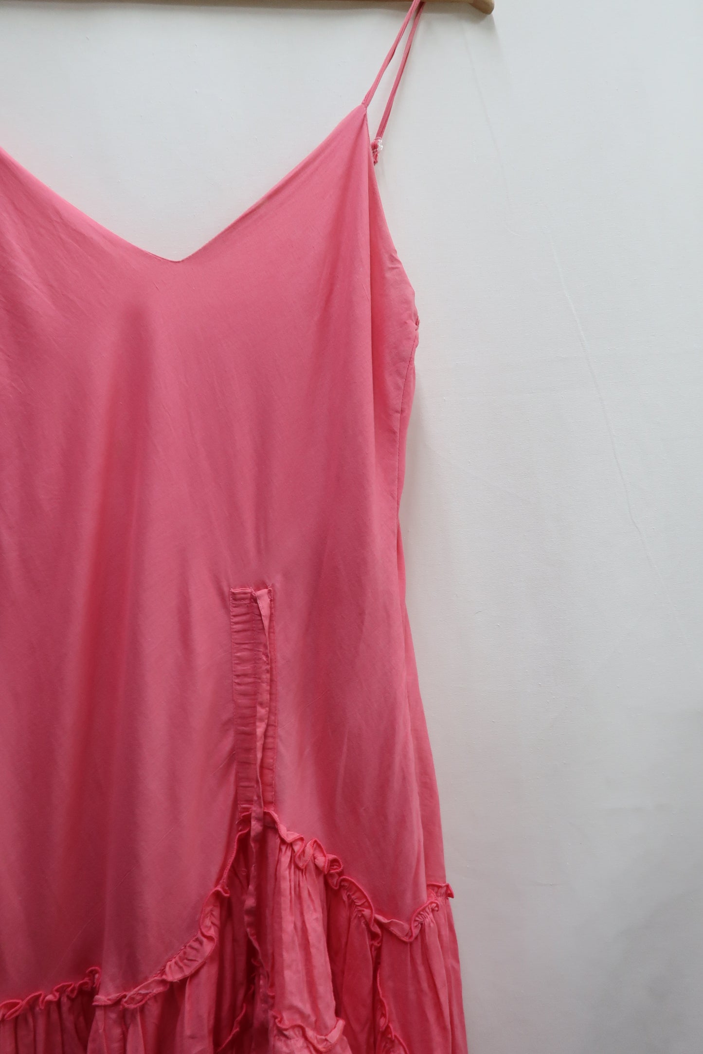 Robe rose à volants - Gasa - M