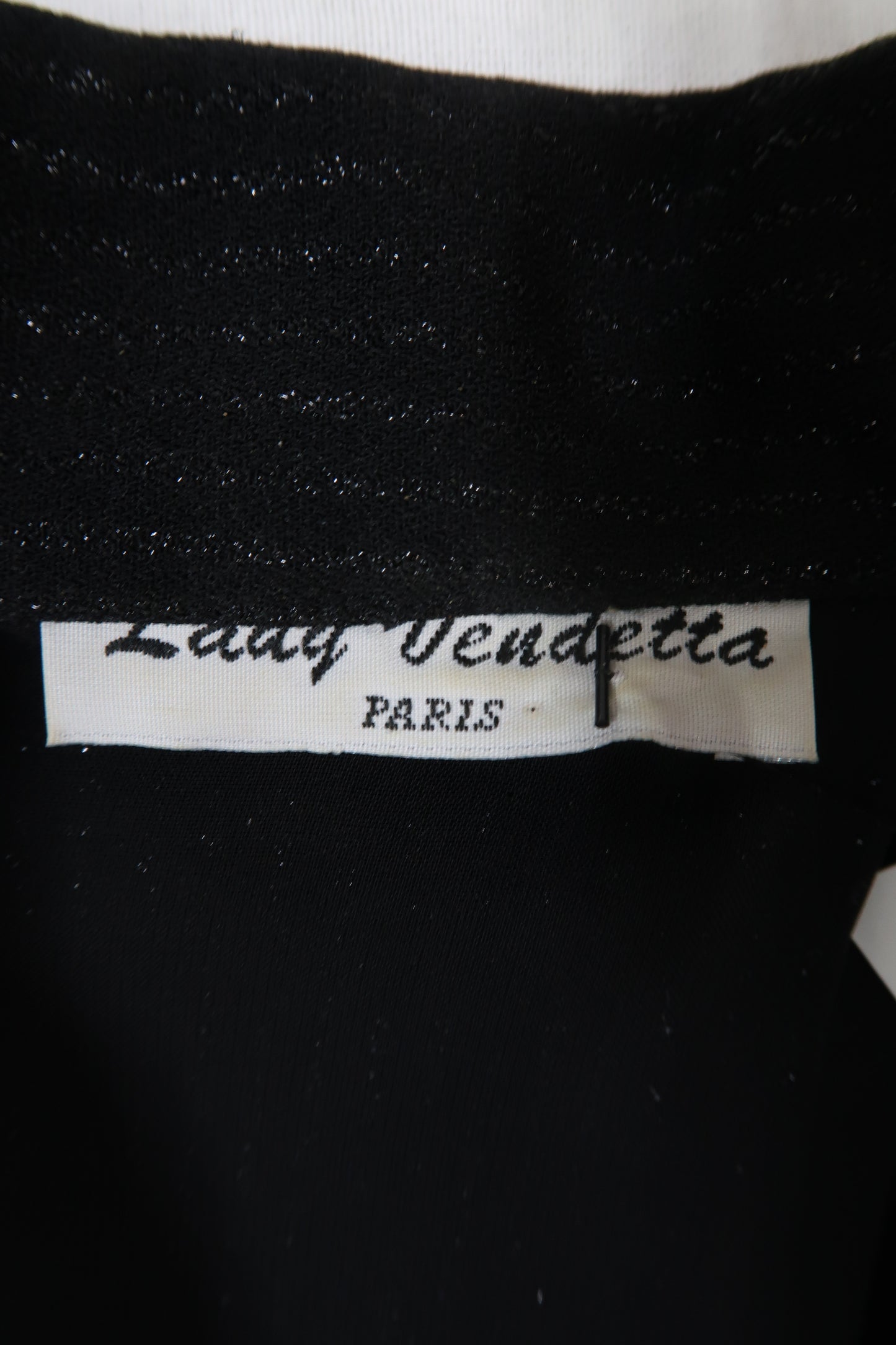 Chemise noire - Lady Vendetta - Taille unique