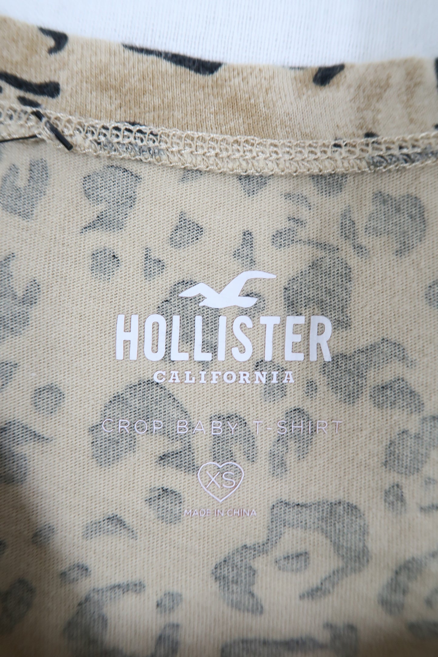 Crop top léopard - Hollister - XS