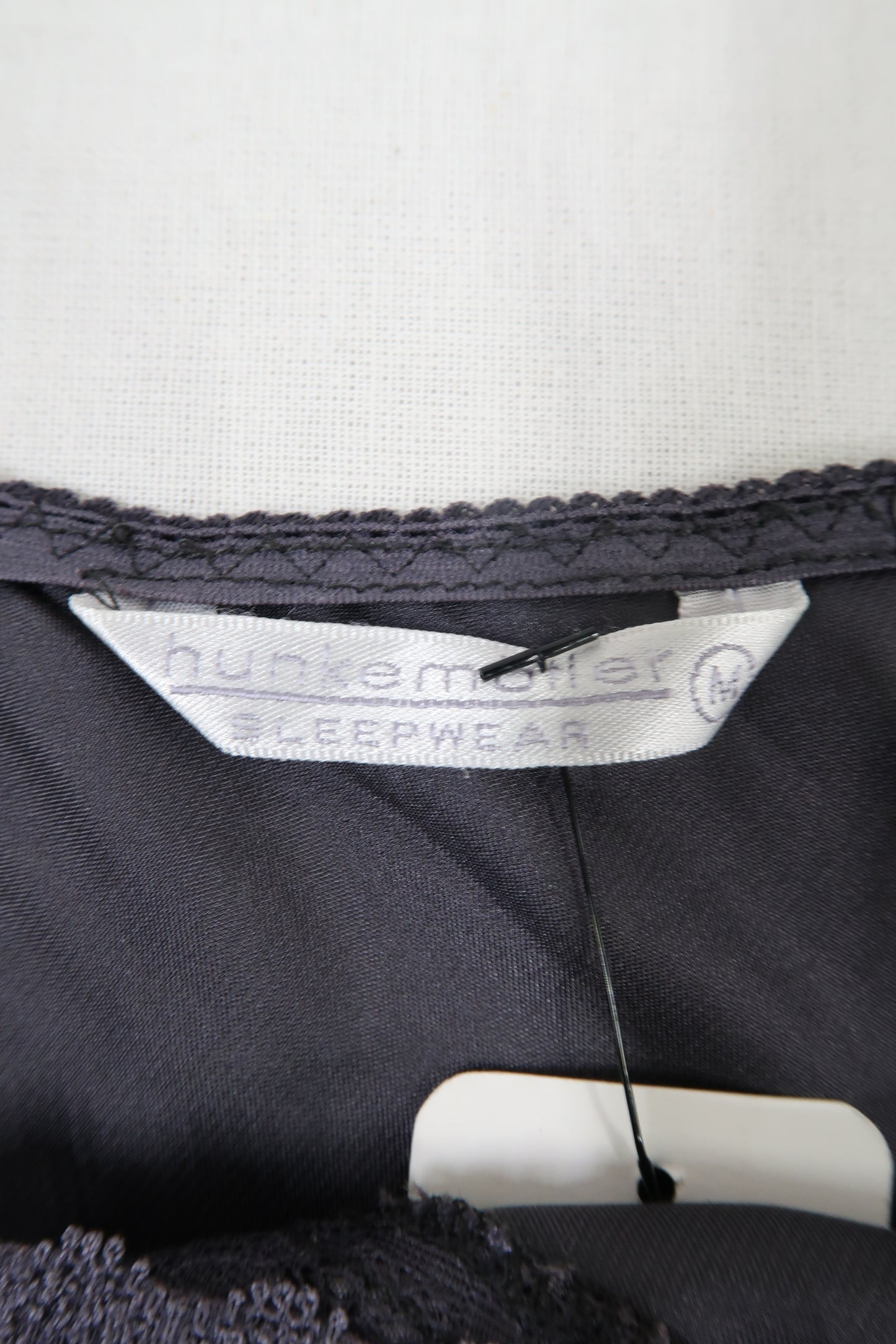 Haut en soie gris foncé - Hunkemoller - M