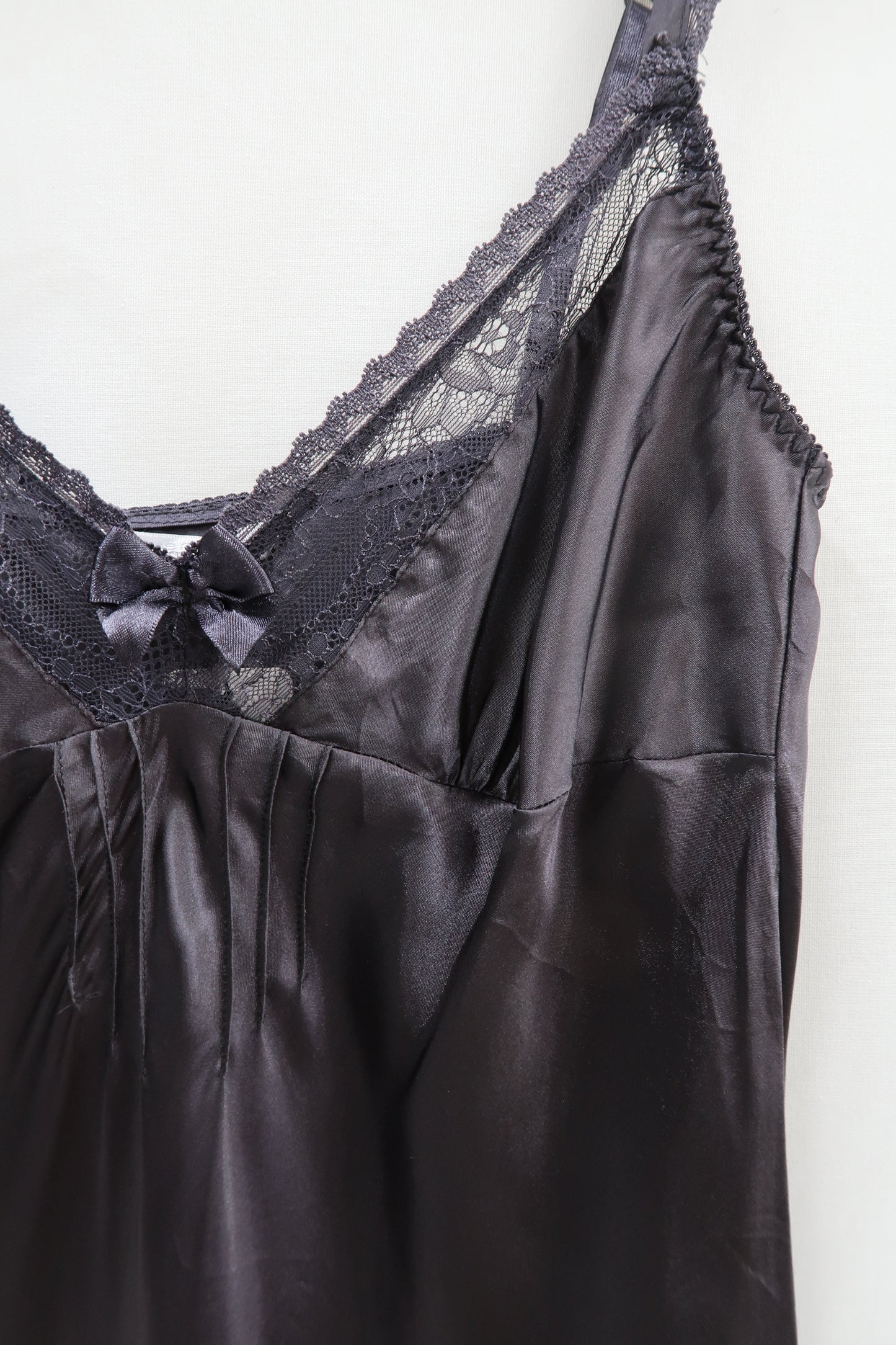 Haut en soie gris foncé - Hunkemoller - M