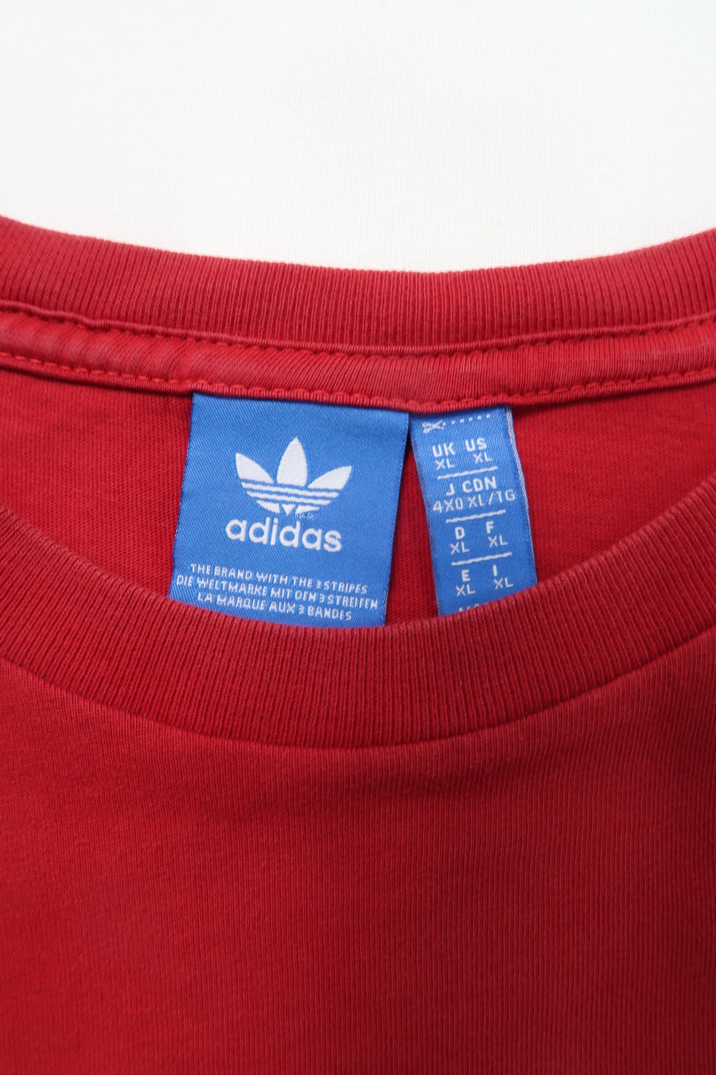 T-shirt rouge - Adidas - XL