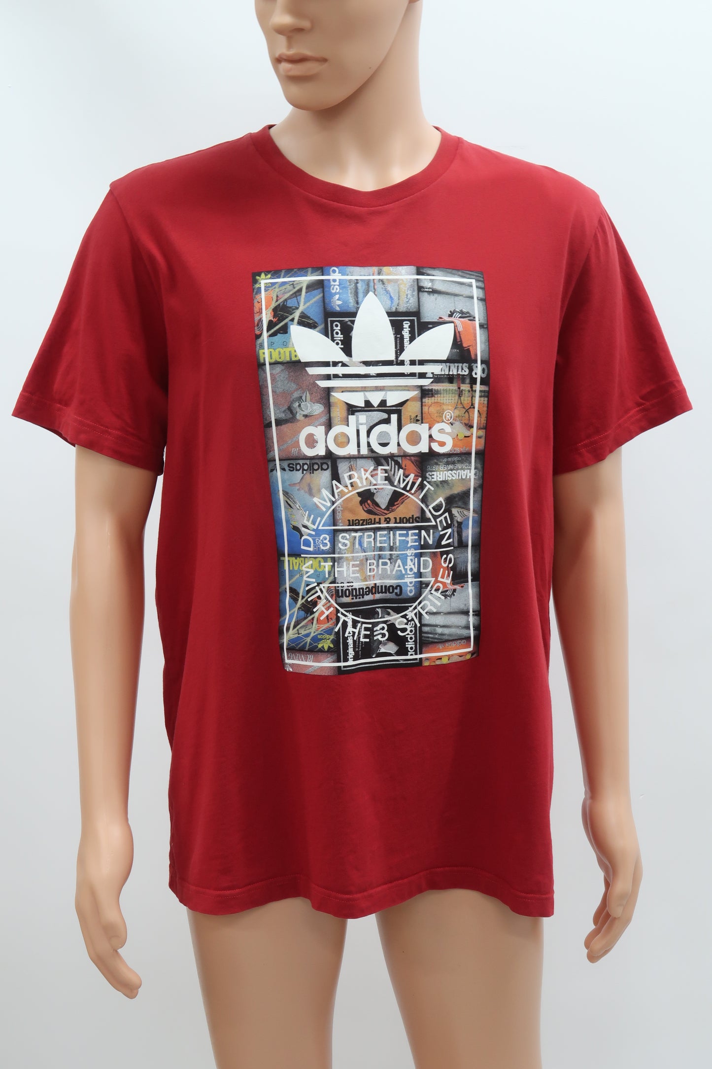 T-shirt rouge - Adidas - XL