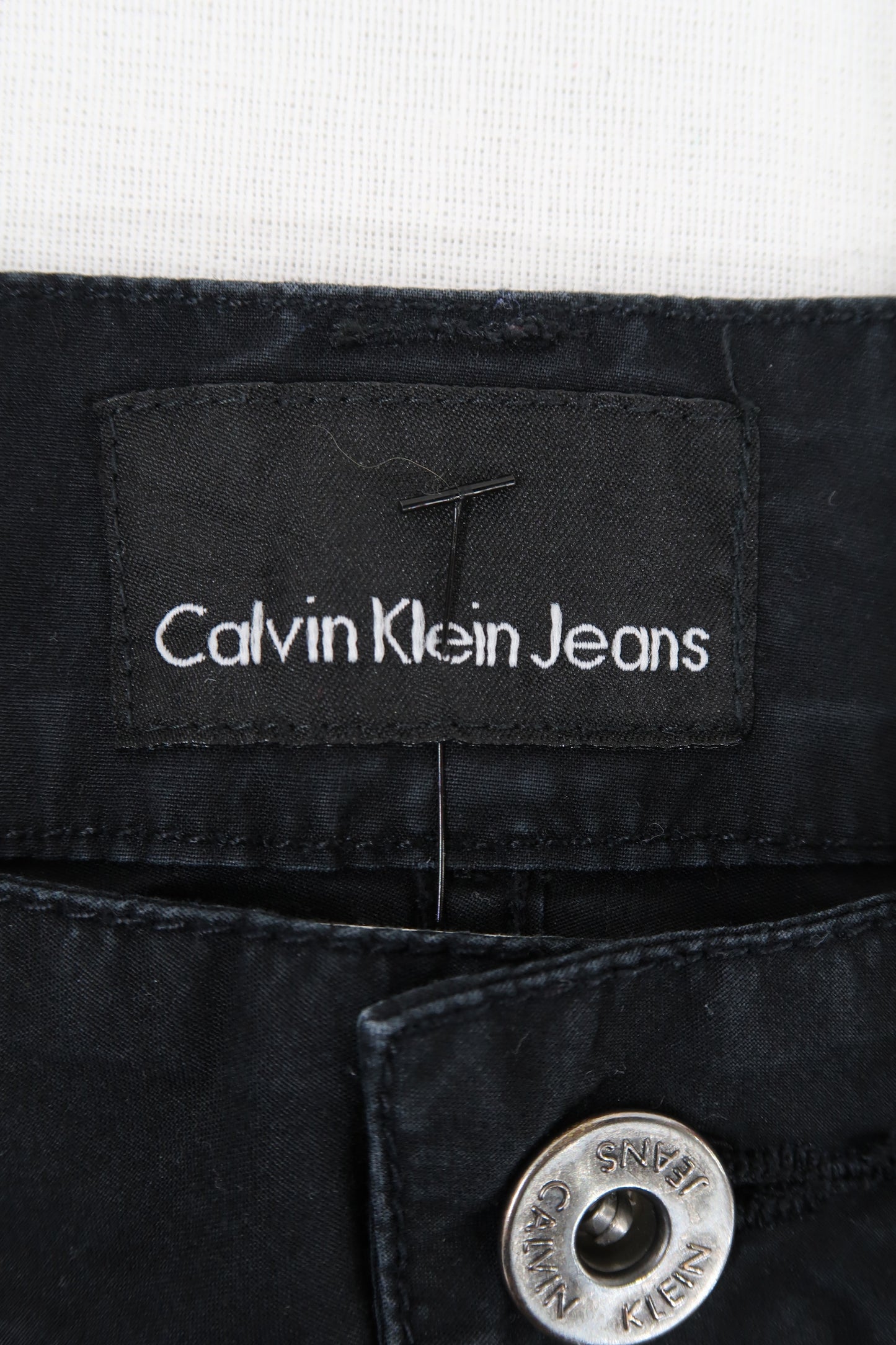 Pantalon Y2K noir à poche - Calvin Klein - M