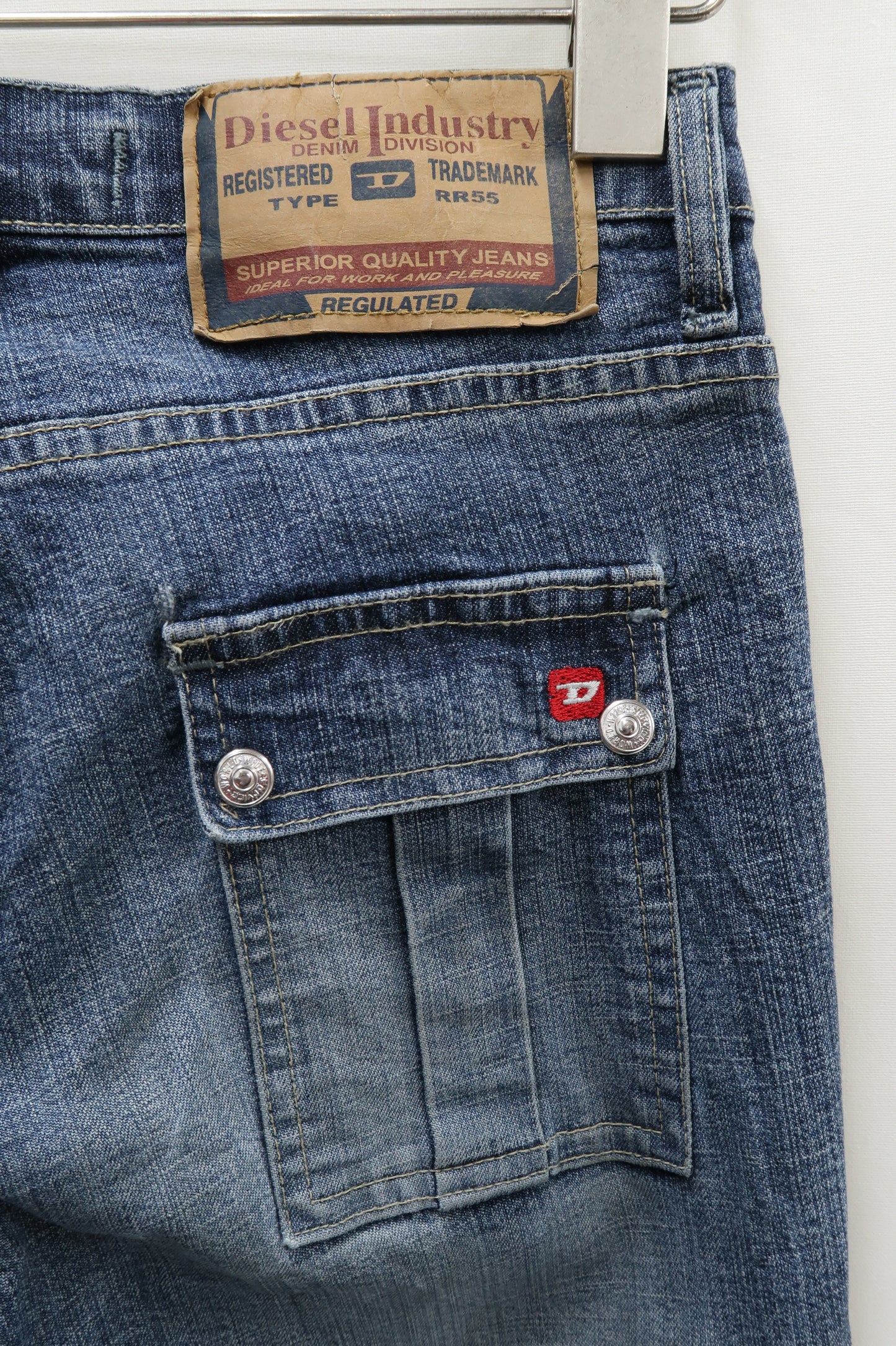 Jean bleu délavé - Diesel - S