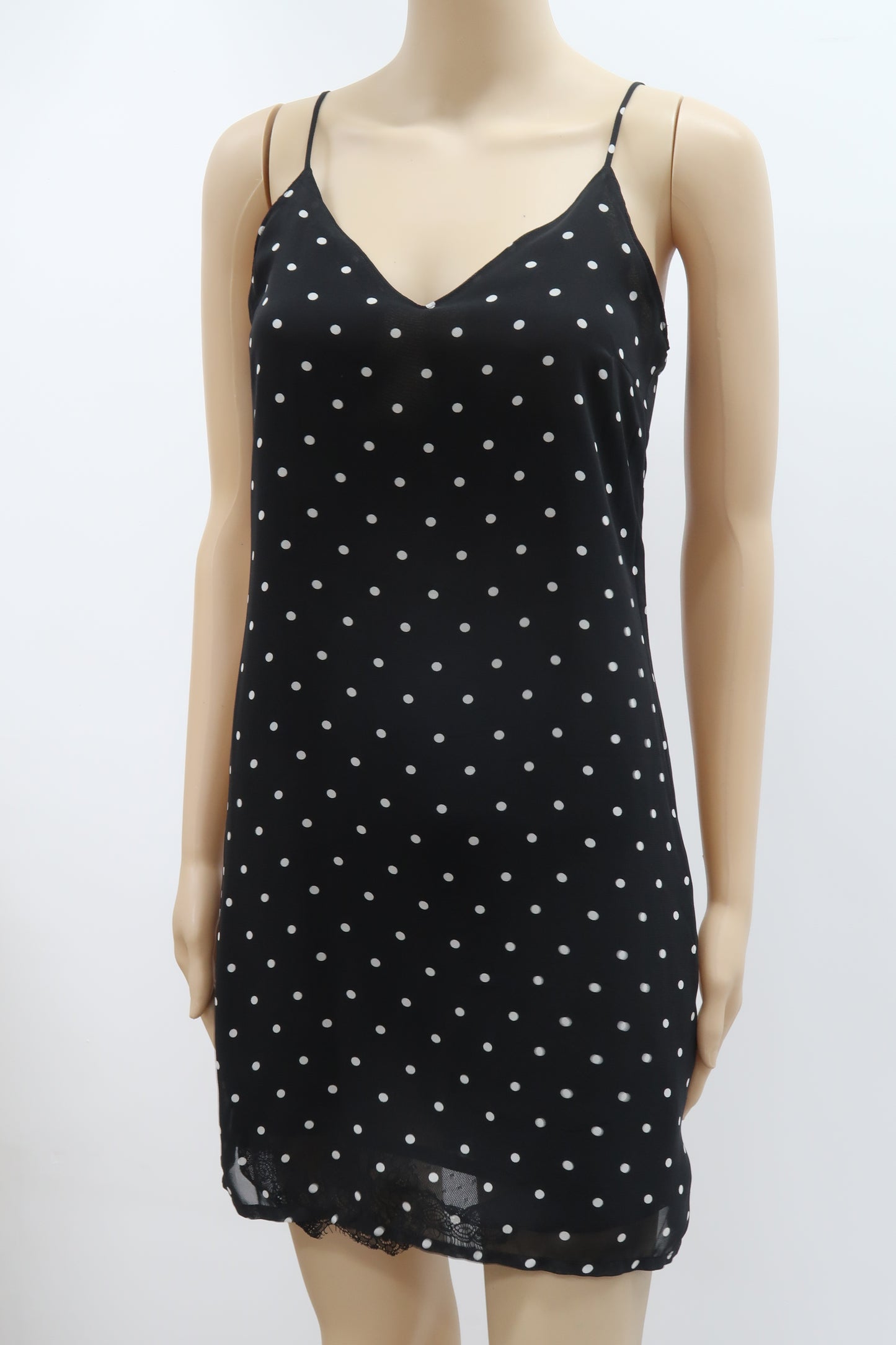Robe de nuit à pois - H&M - XS