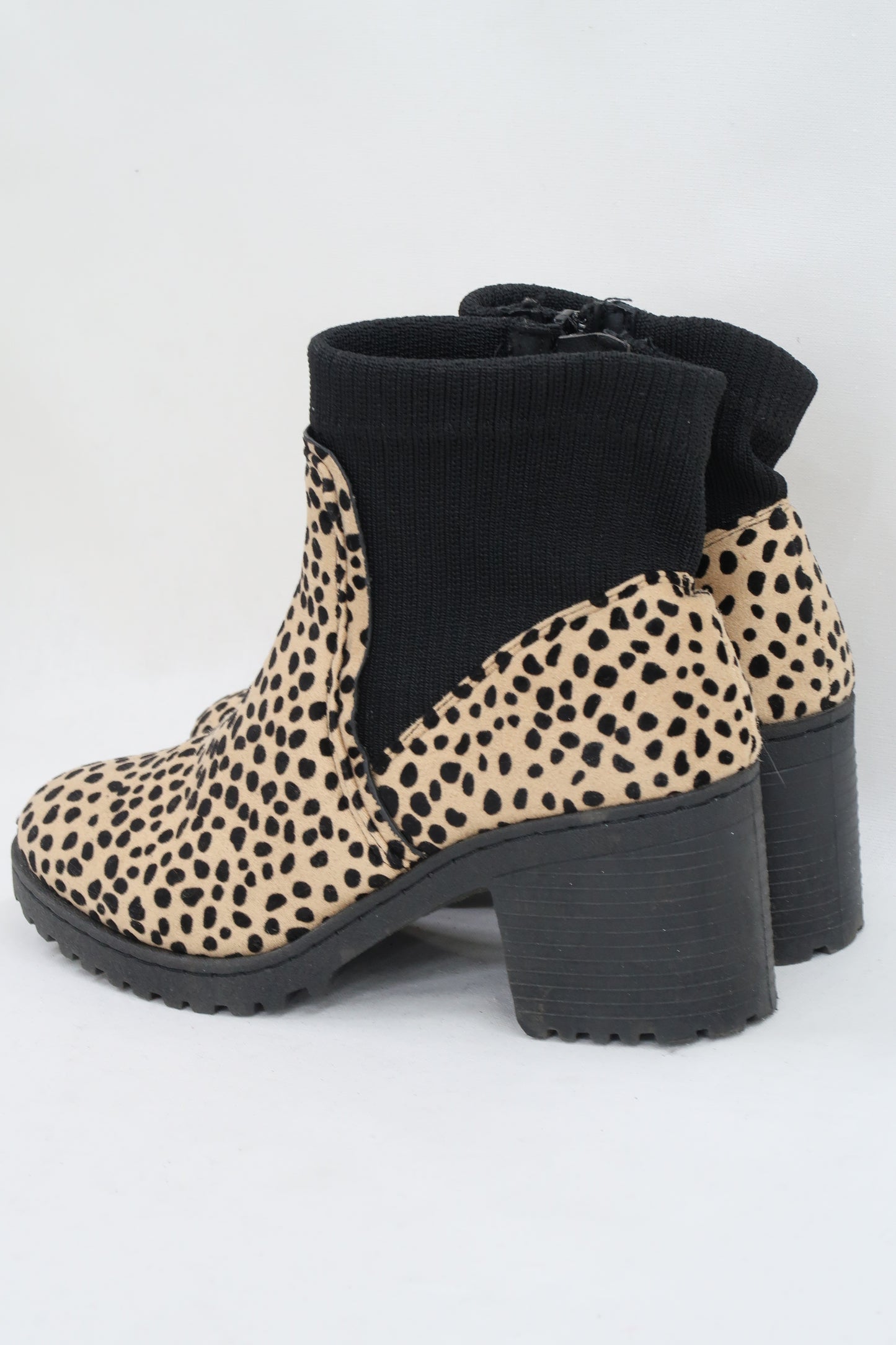 Bottines à motif léopard - 38