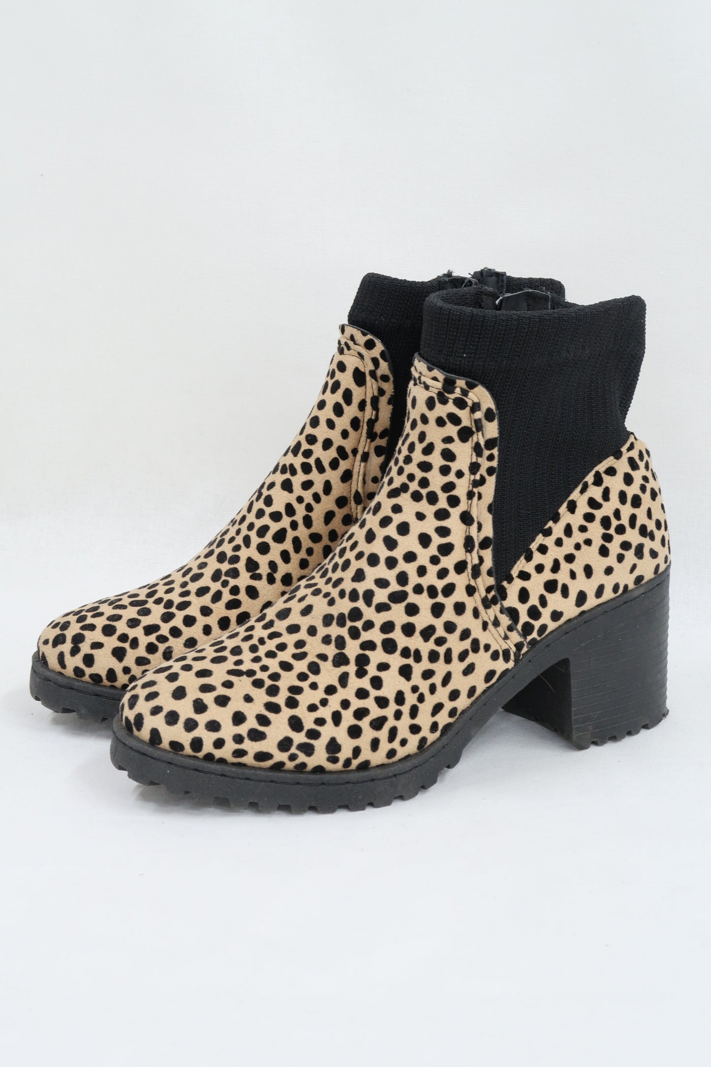 Bottines à motif léopard - 38
