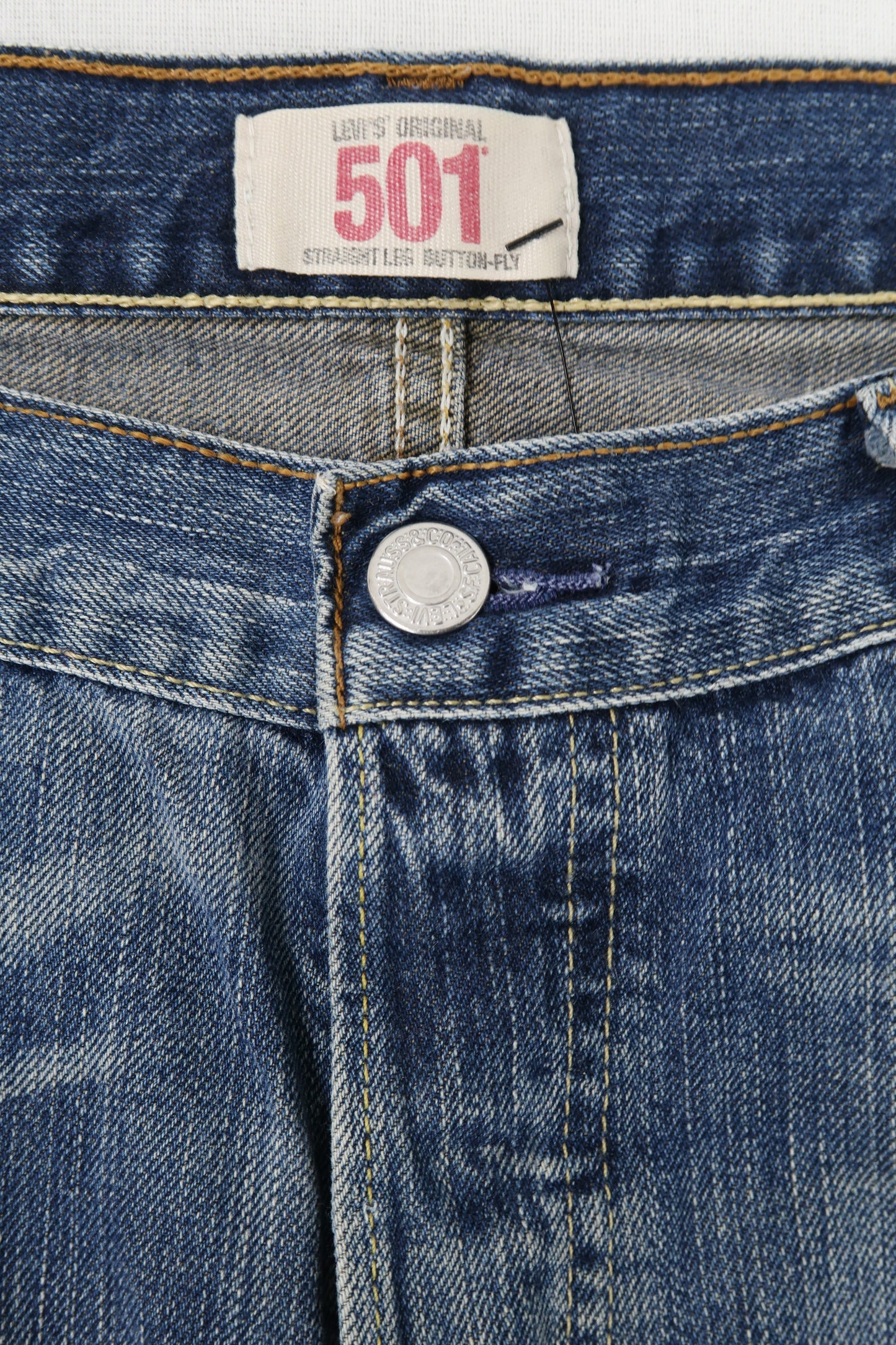 Jean 501 bleu délavé - Levi's - W38 L32