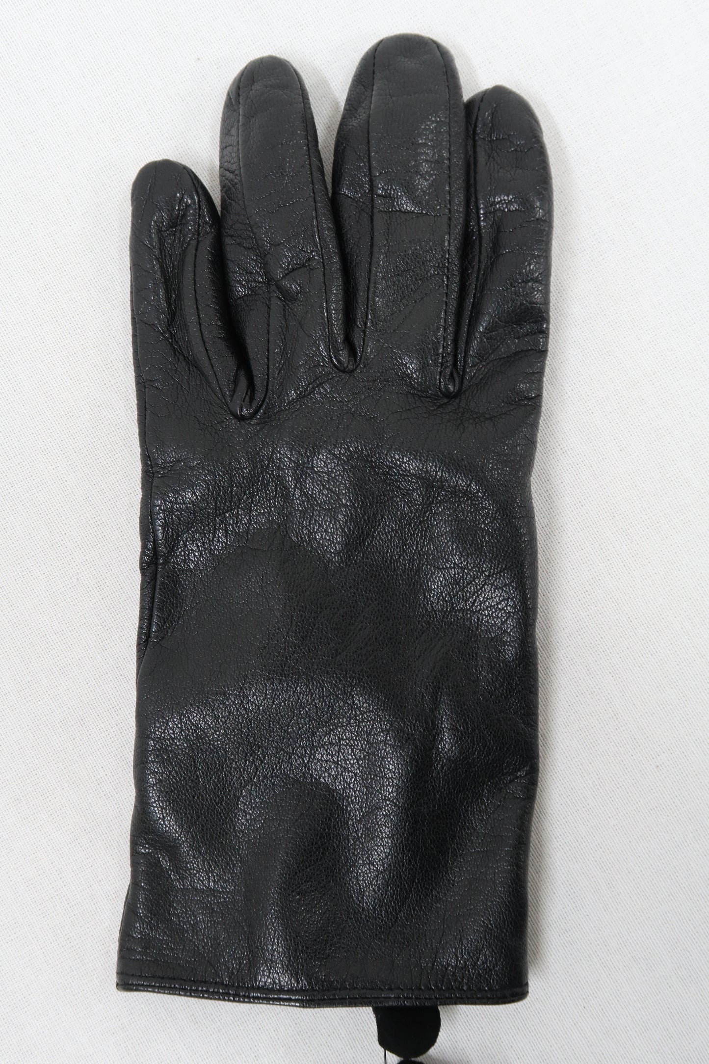 Gants noirs en cuir - S
