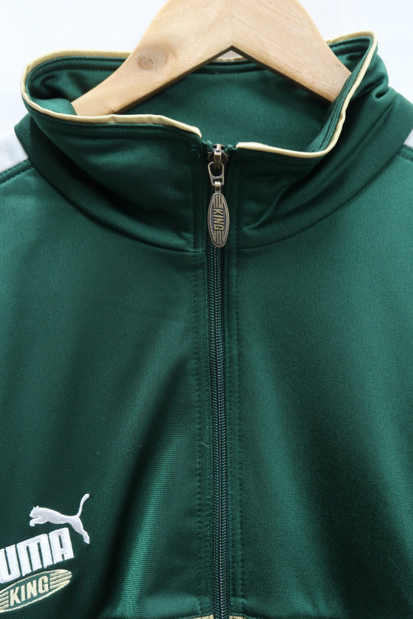 Veste vintage de jogging verte - Puma - L