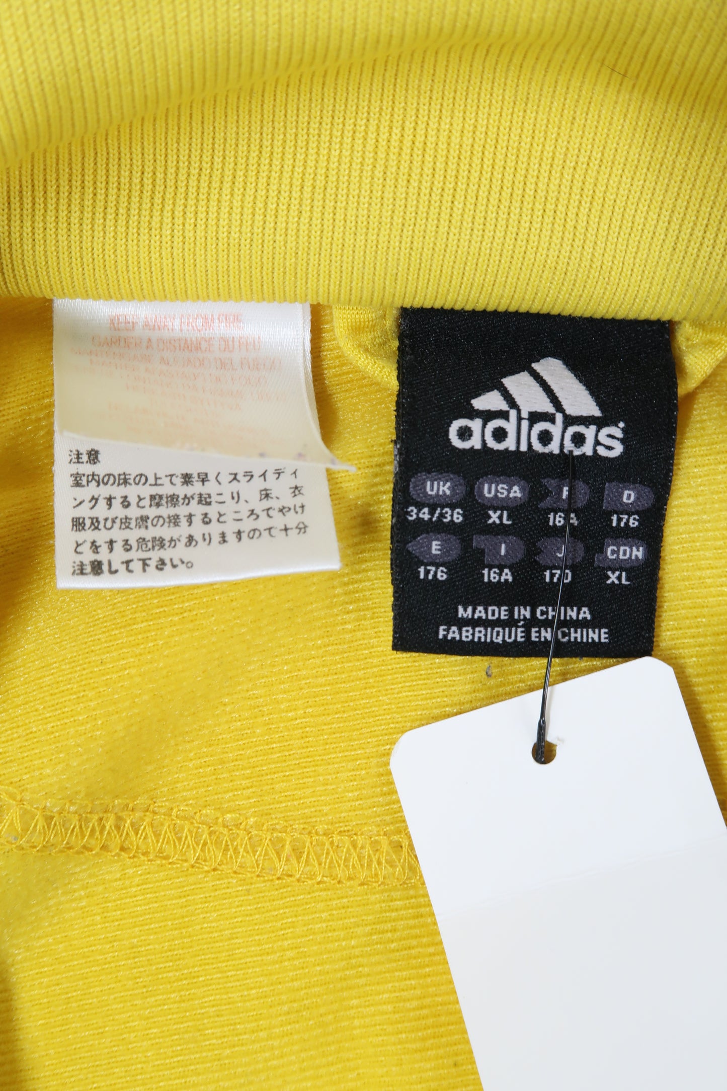 Veste jaune vintage - Adidas - S/M