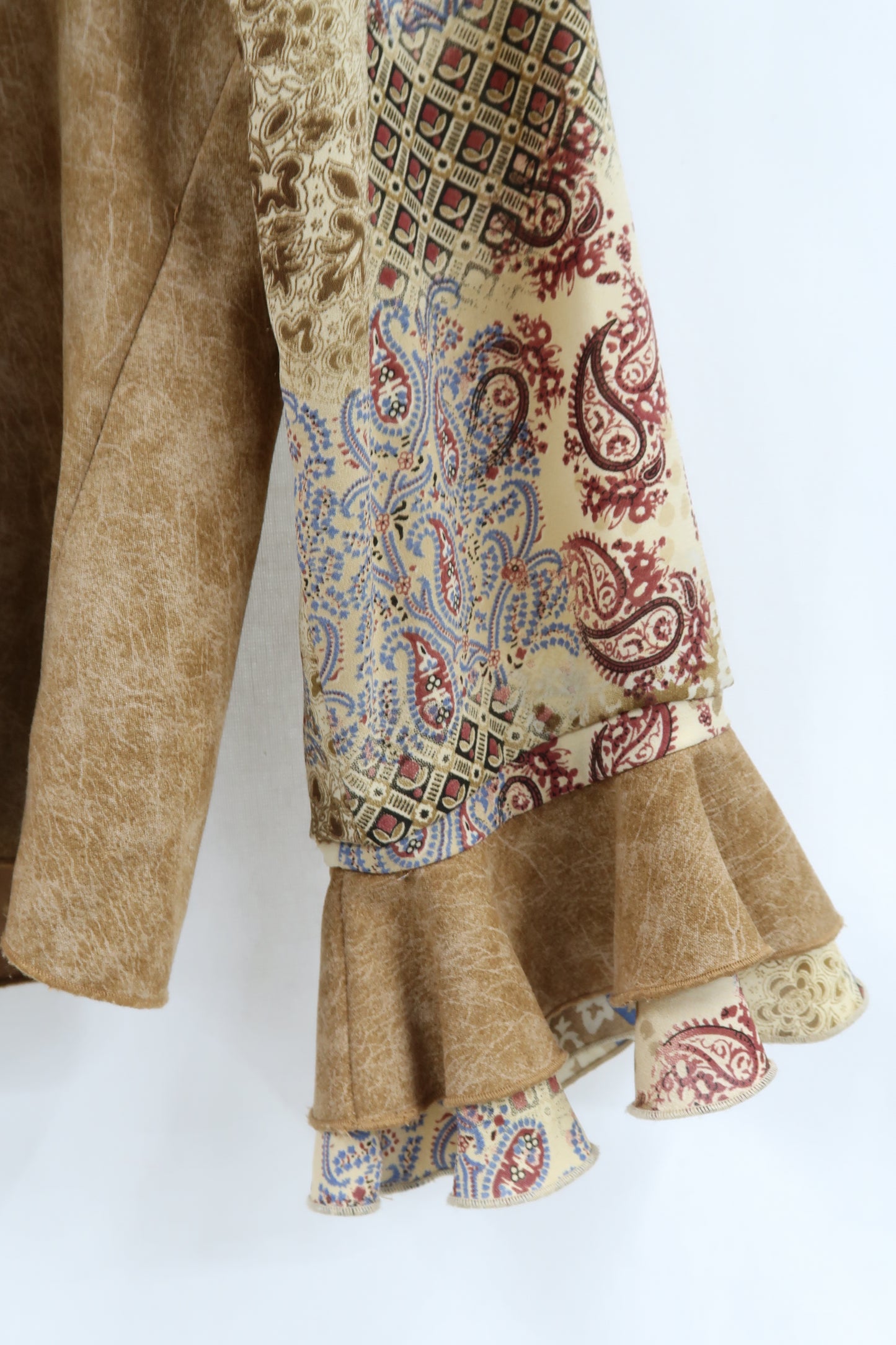 Chemisier camel en daim à motifs - C&A - M