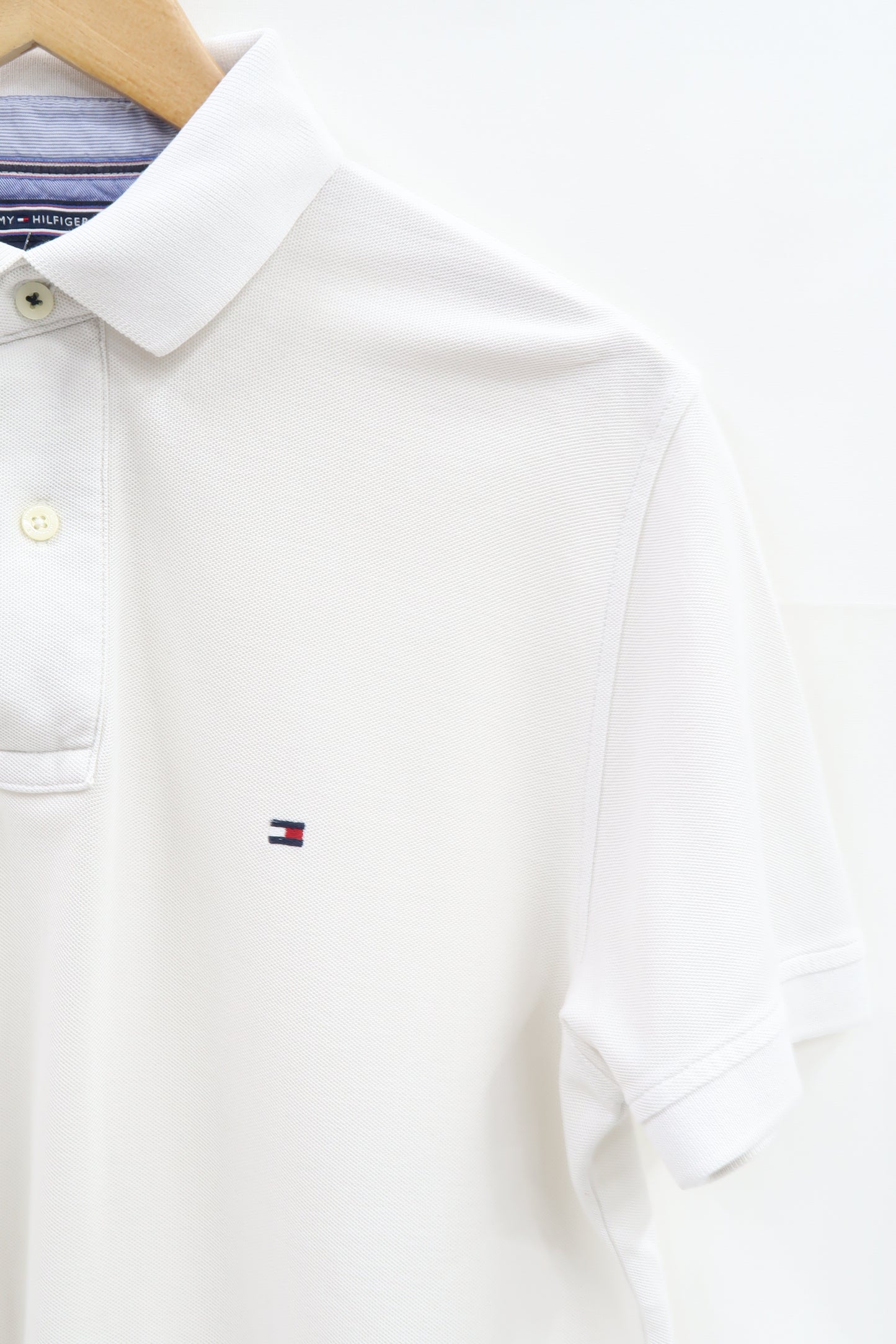 Polo blanc à manches courtes - Tommy Hifliger - M